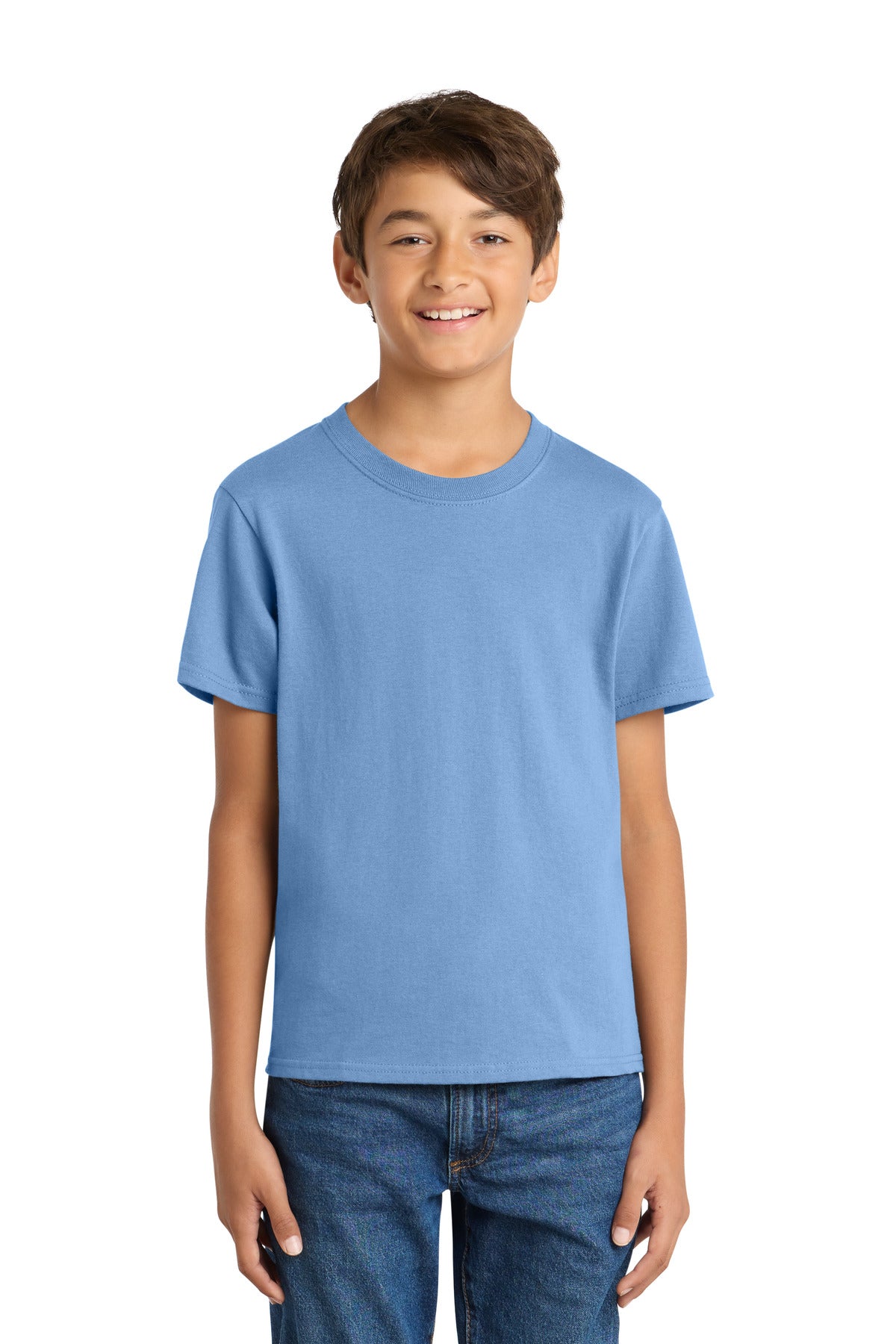 Port & Coƒ?› Youth Core Cotton Tee. PC54Y