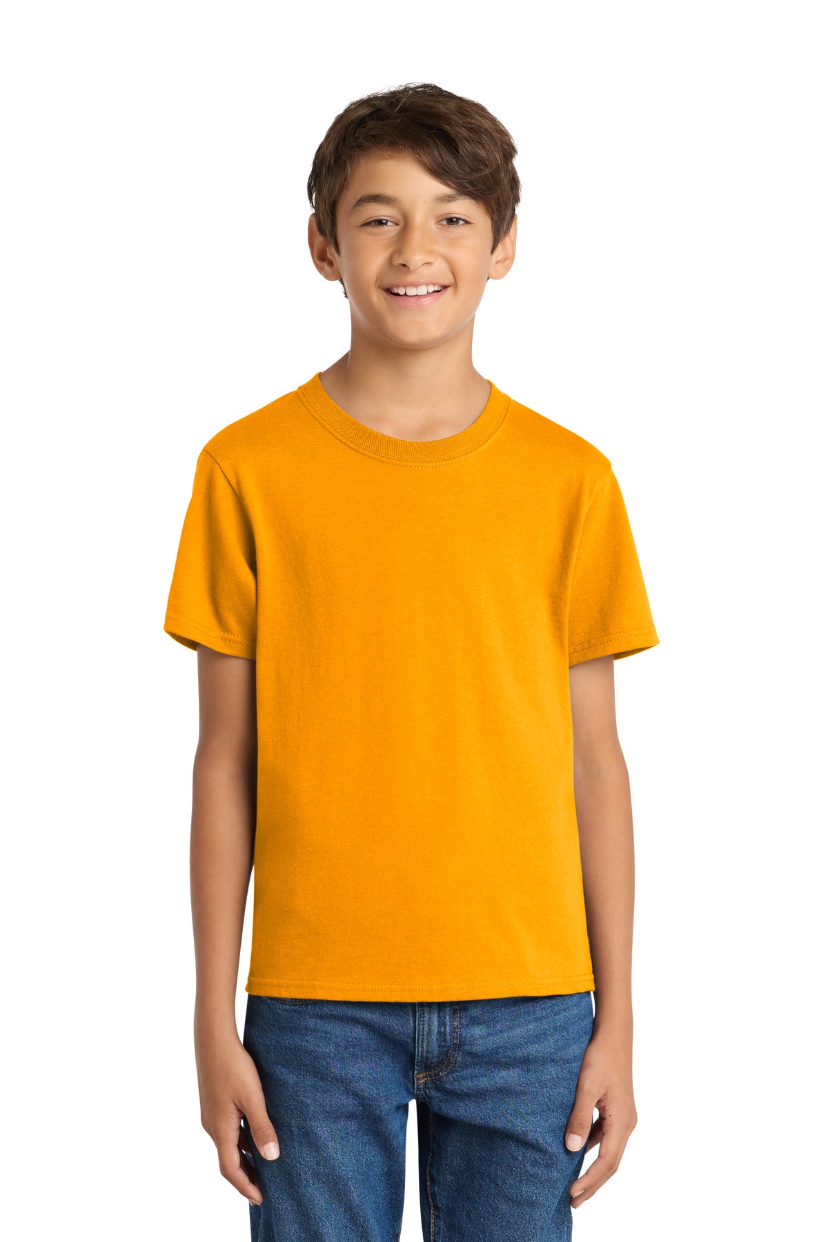 Port & Coƒ?› Youth Core Cotton Tee. PC54Y