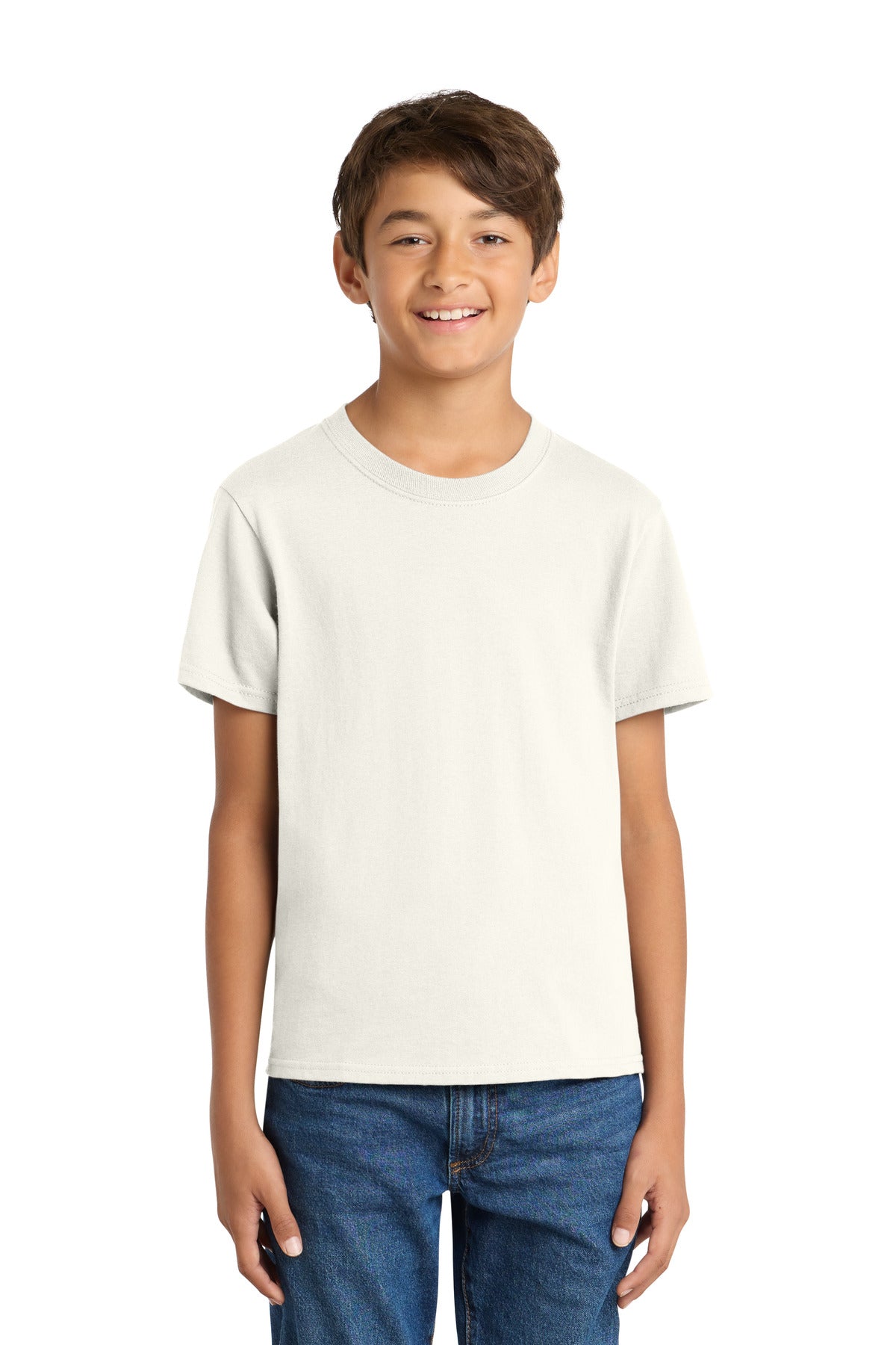 Port & Coƒ?› Youth Core Cotton Tee. PC54Y