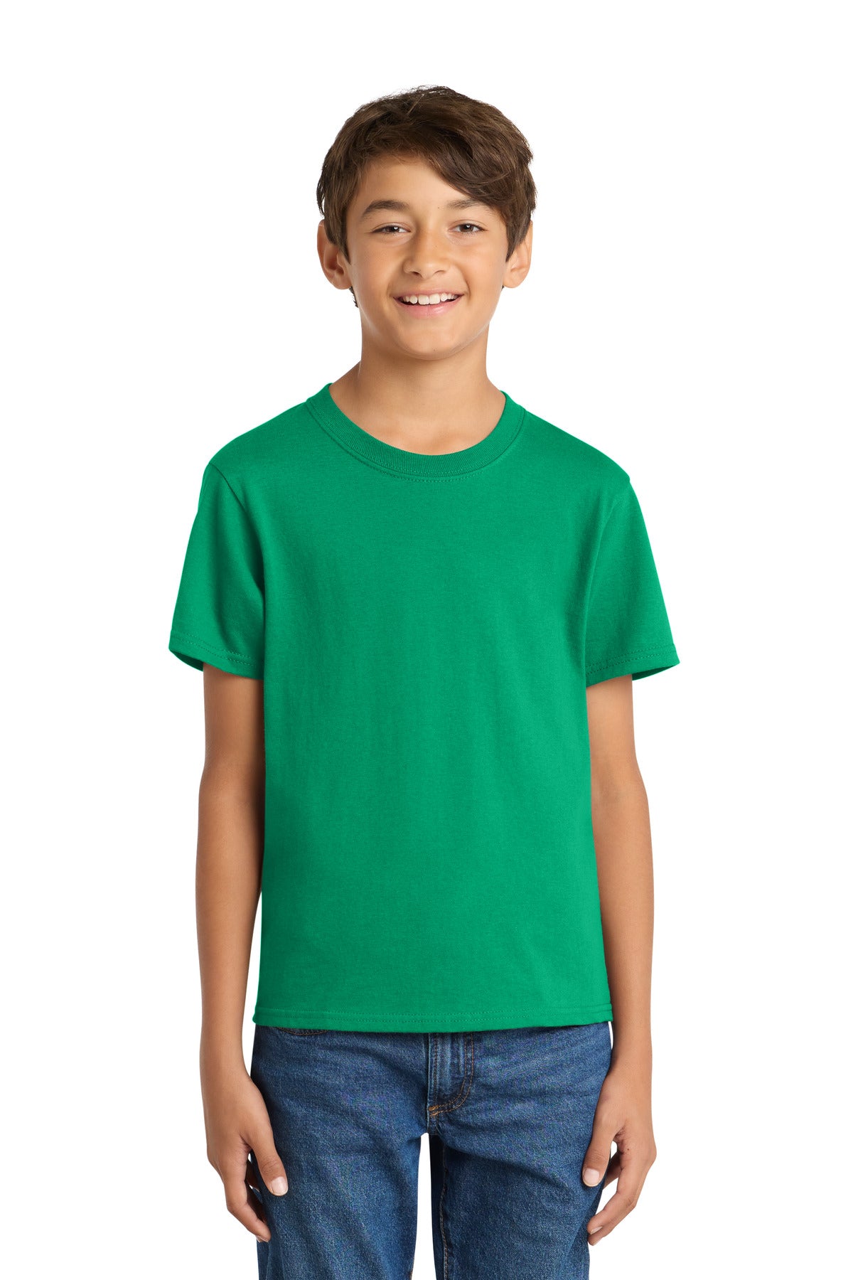 Port & Coƒ?› Youth Core Cotton Tee. PC54Y