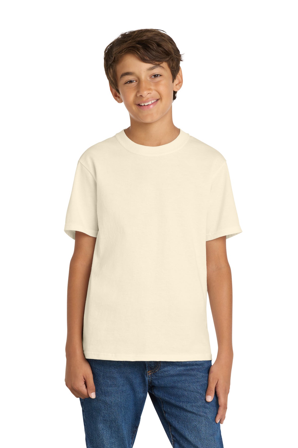 Port & Coƒ?› Youth Core Cotton Tee. PC54Y