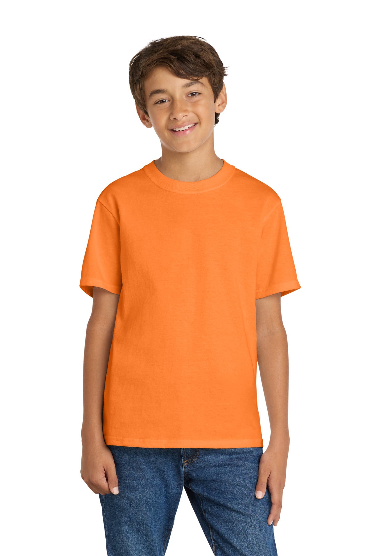 Port & Coƒ?› Youth Core Cotton Tee. PC54Y