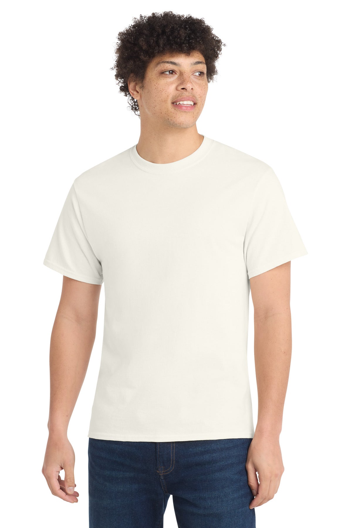 Port & Coƒ?› Core Cotton Tee. PC54