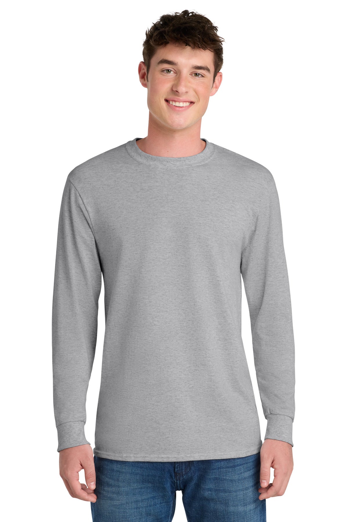 Port & Coƒ?› Long Sleeve Core Blend Tee. PC55LS