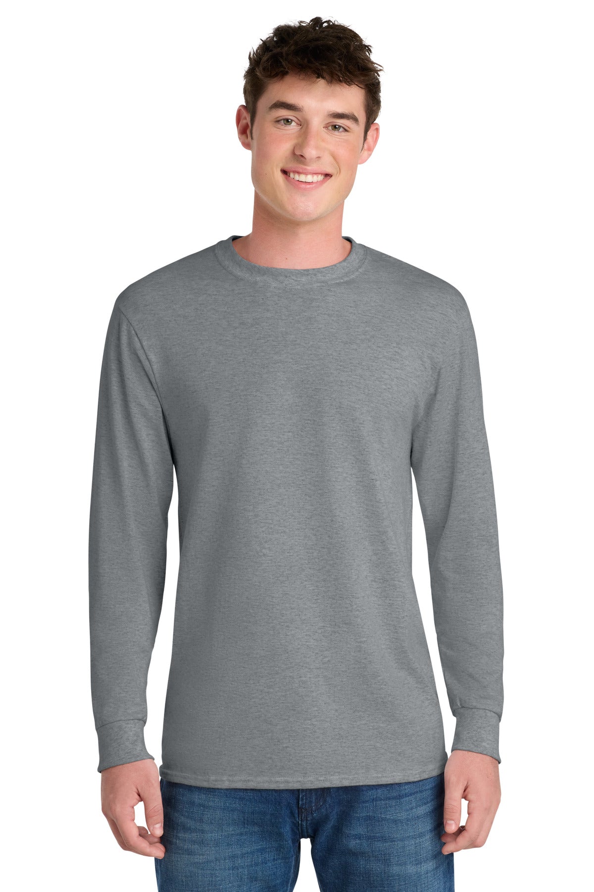 Port & Coƒ?› Long Sleeve Core Blend Tee. PC55LS