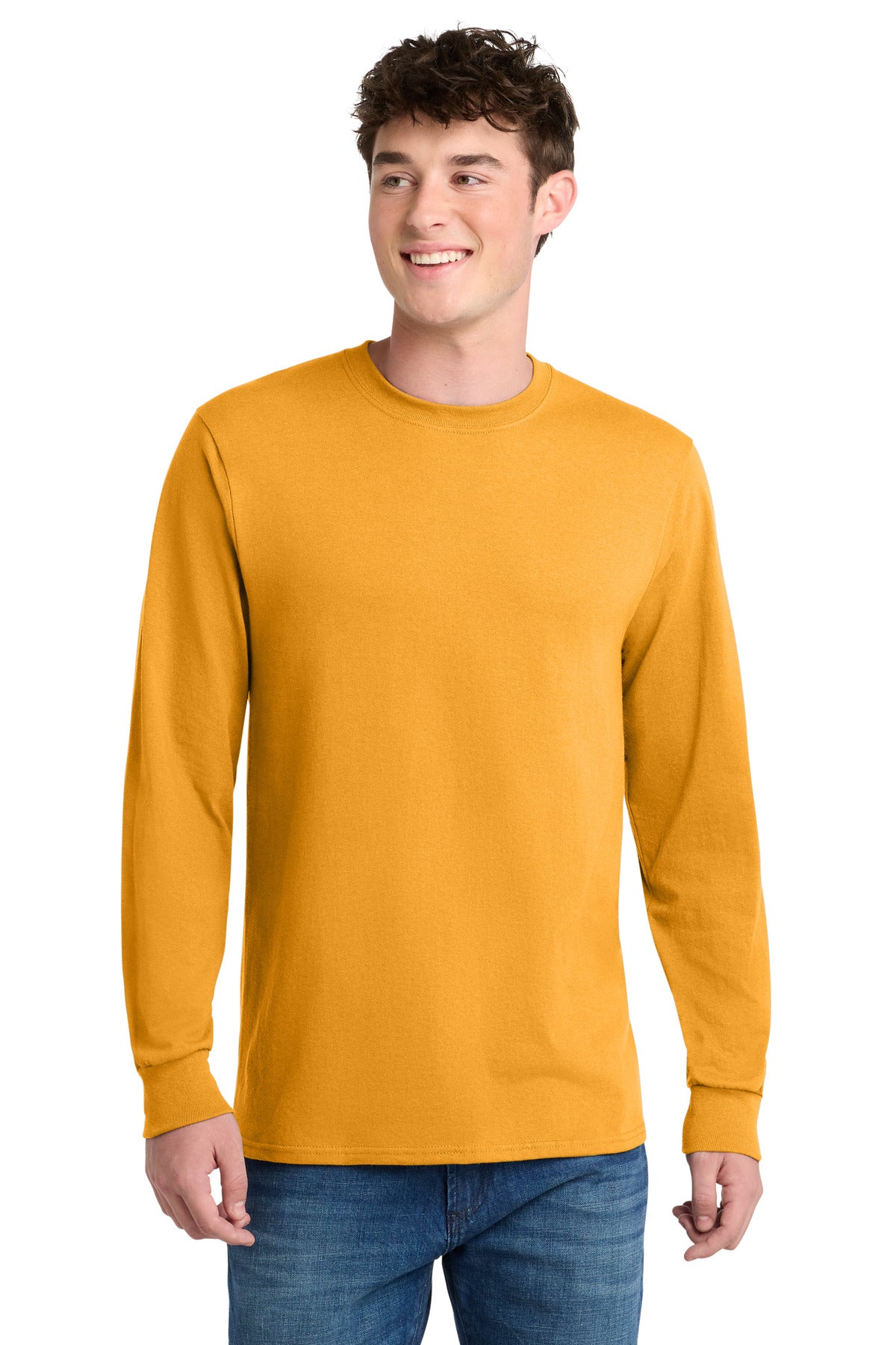 Port & Coƒ?› Long Sleeve Core Blend Tee. PC55LS