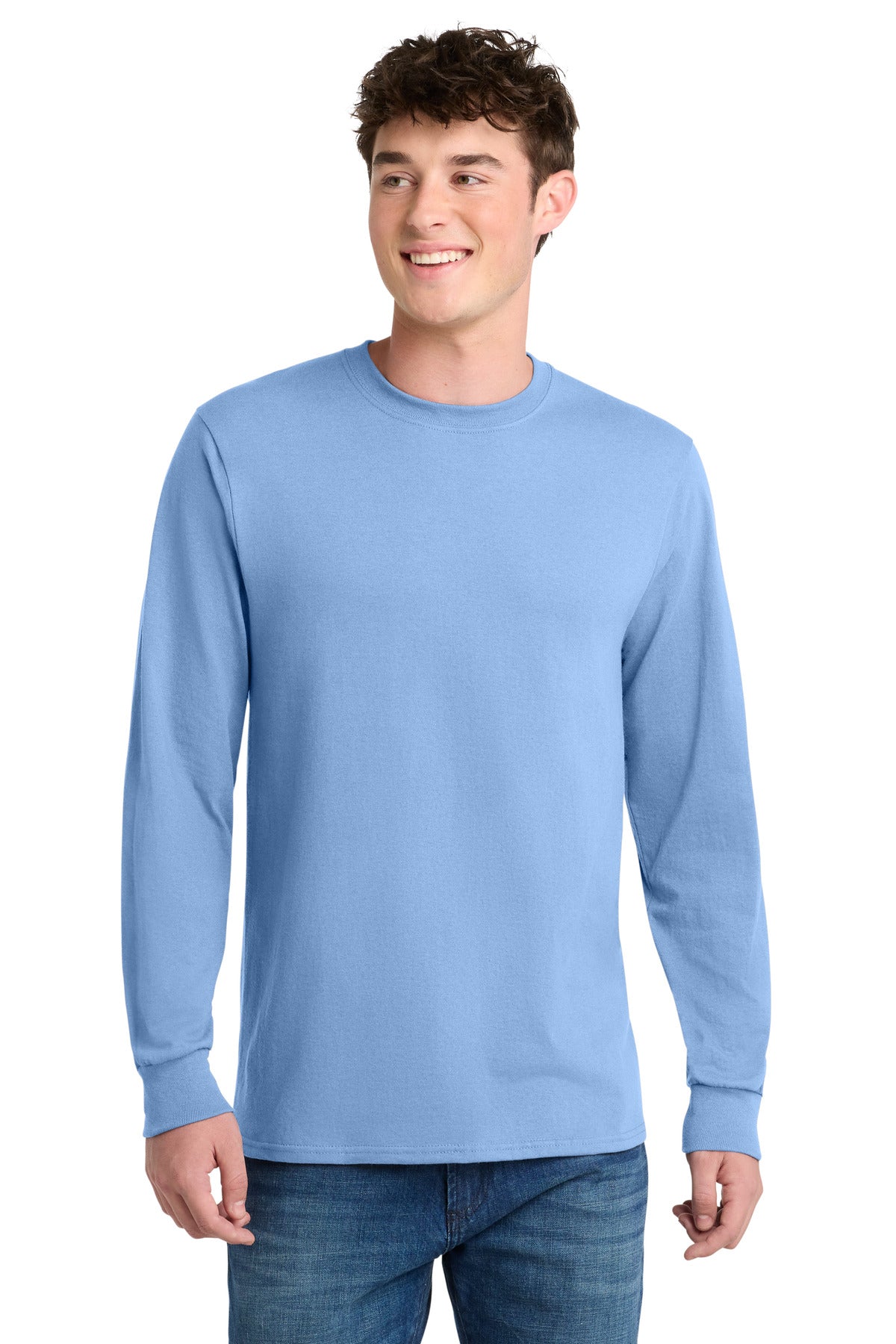 Port & Coƒ?› Long Sleeve Core Blend Tee. PC55LS