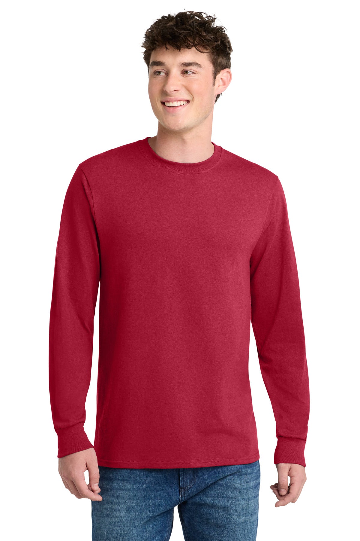 Port & Coƒ?› Long Sleeve Core Blend Tee. PC55LS