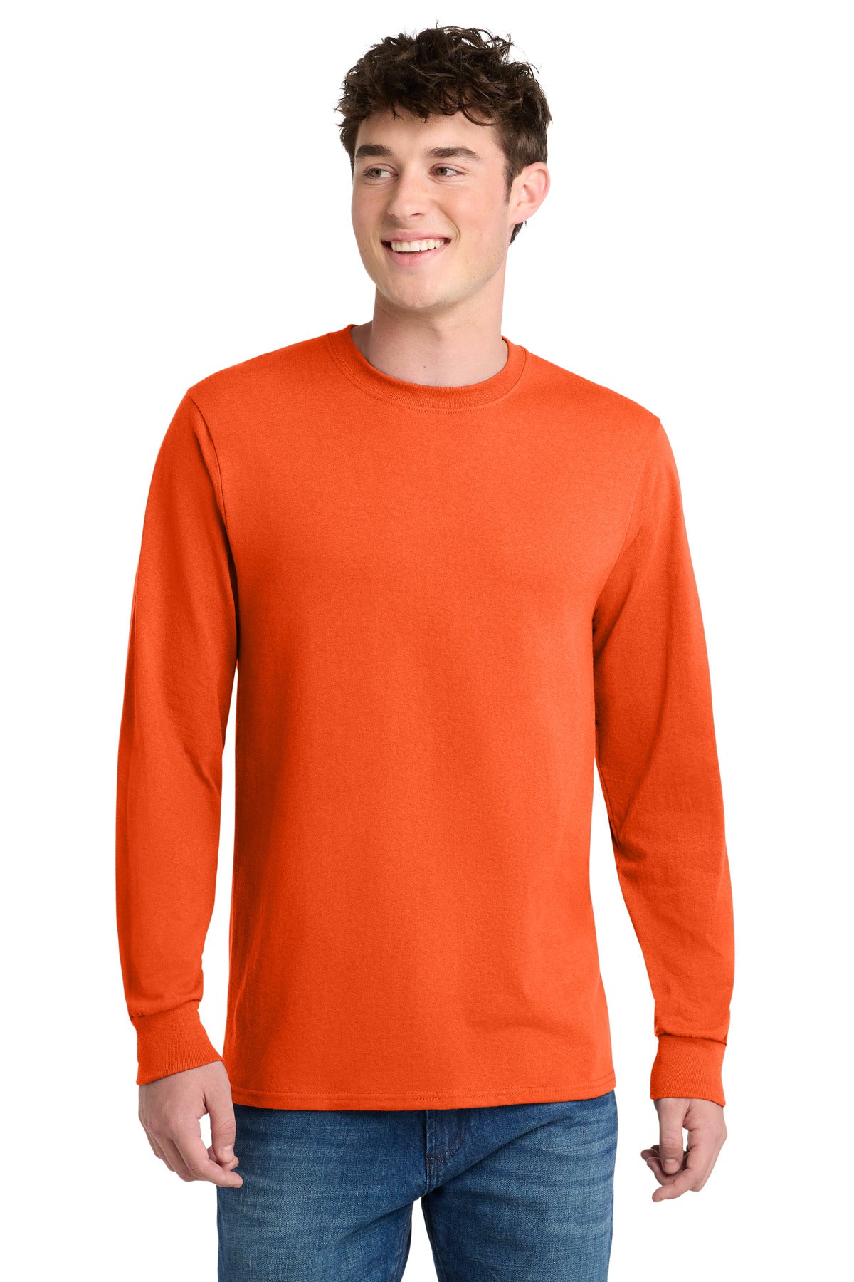 Port & Coƒ?› Long Sleeve Core Blend Tee. PC55LS