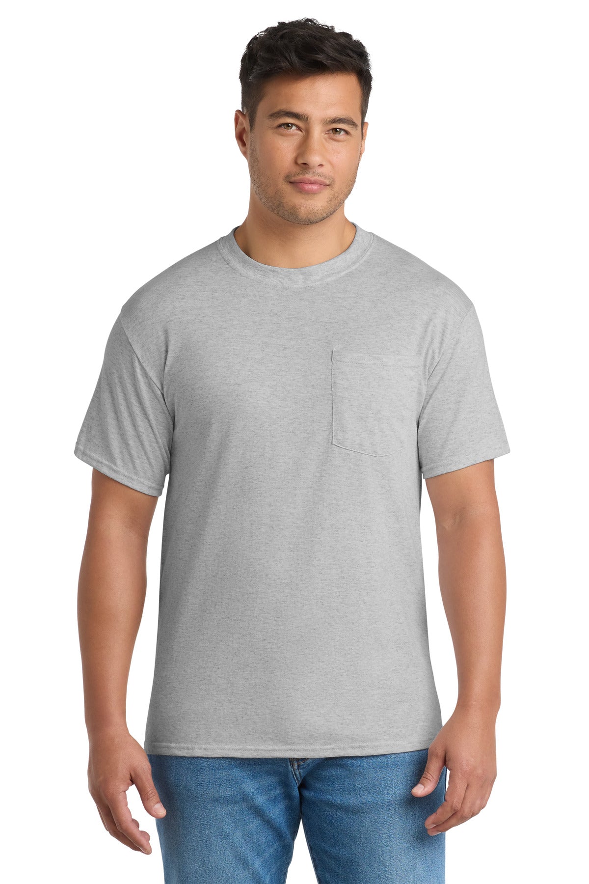 Port & Coƒ?› Core Blend Pocket Tee. PC55P