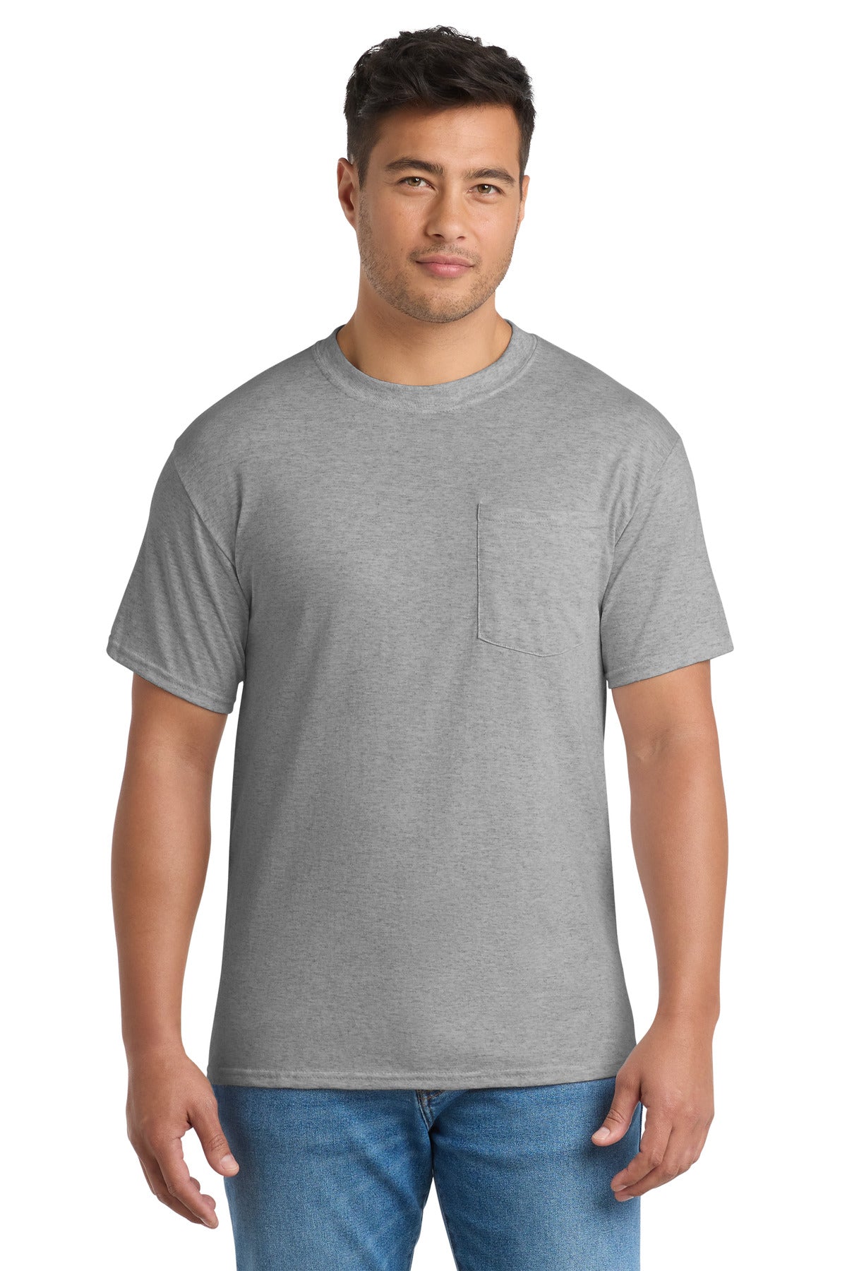 Port & Coƒ?› Core Blend Pocket Tee. PC55P