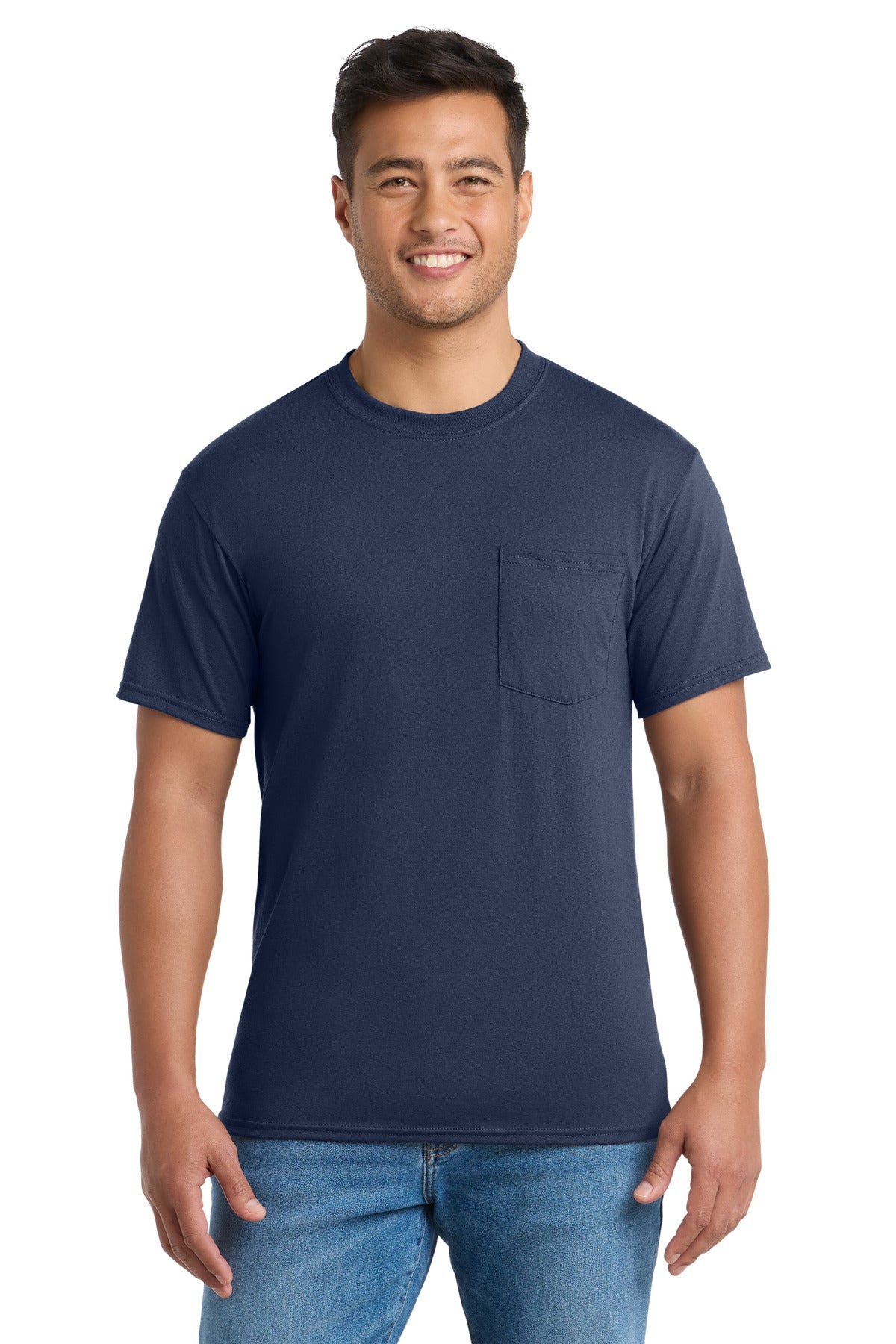 Port & Coƒ?› Core Blend Pocket Tee. PC55P