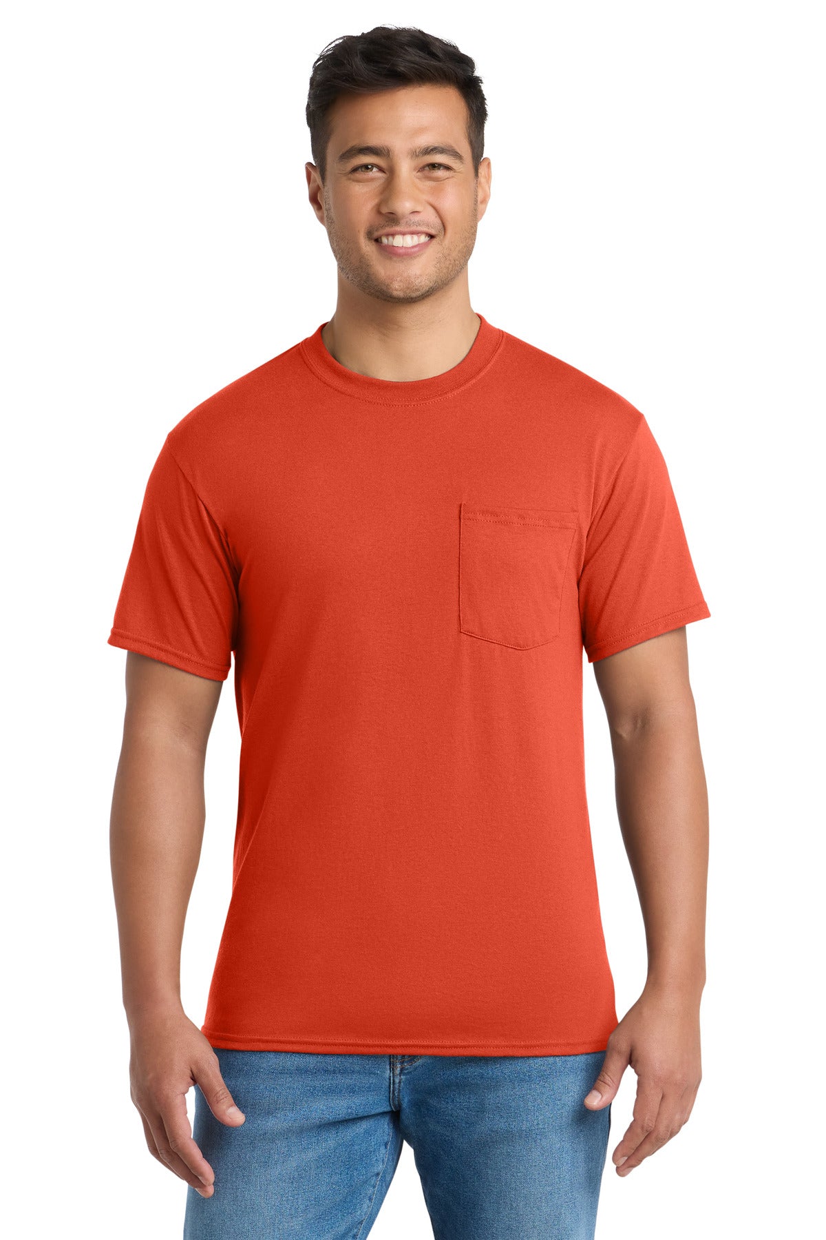 Port & Coƒ?› Core Blend Pocket Tee. PC55P