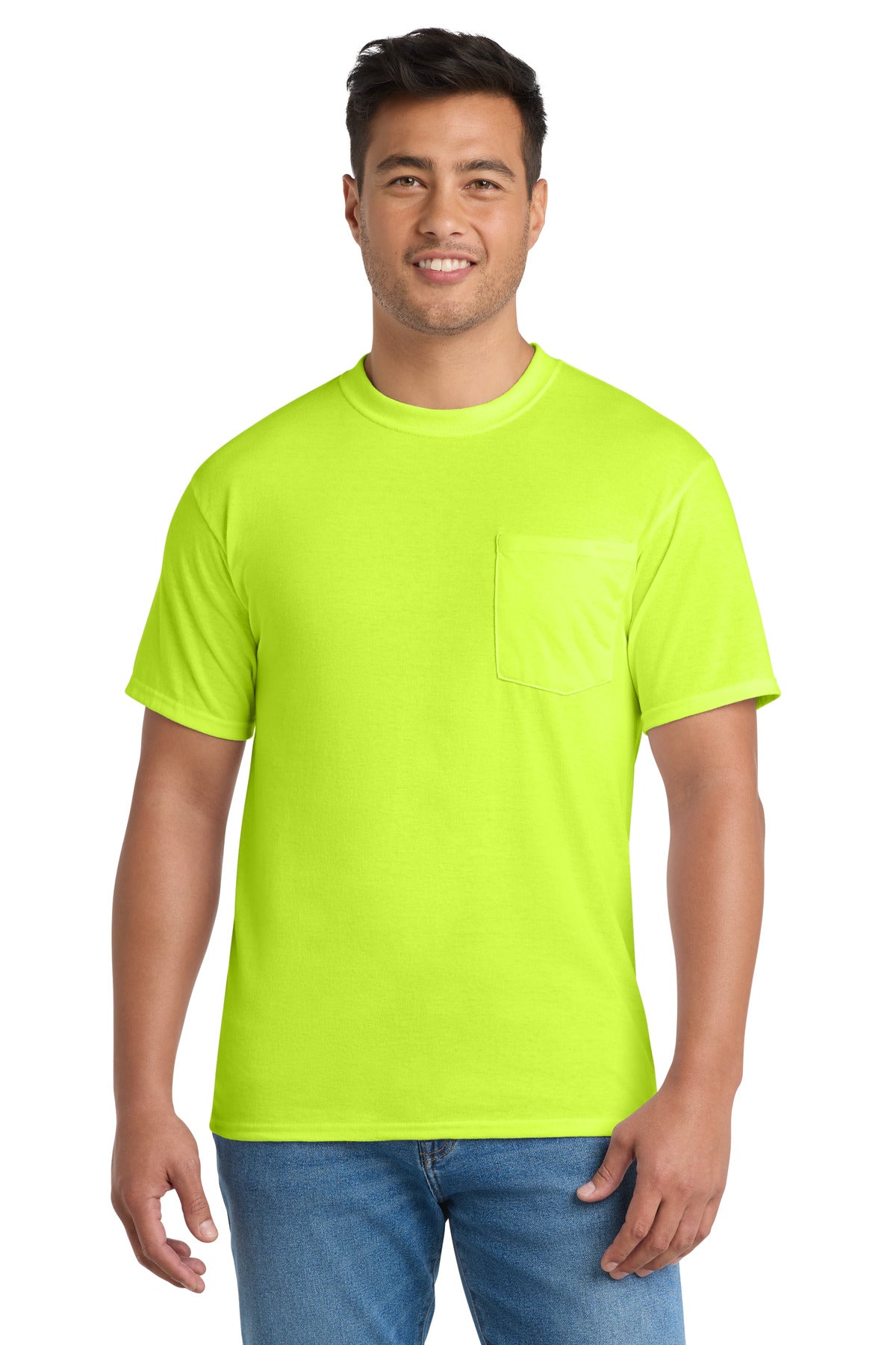 Port & Coƒ?› Core Blend Pocket Tee. PC55P