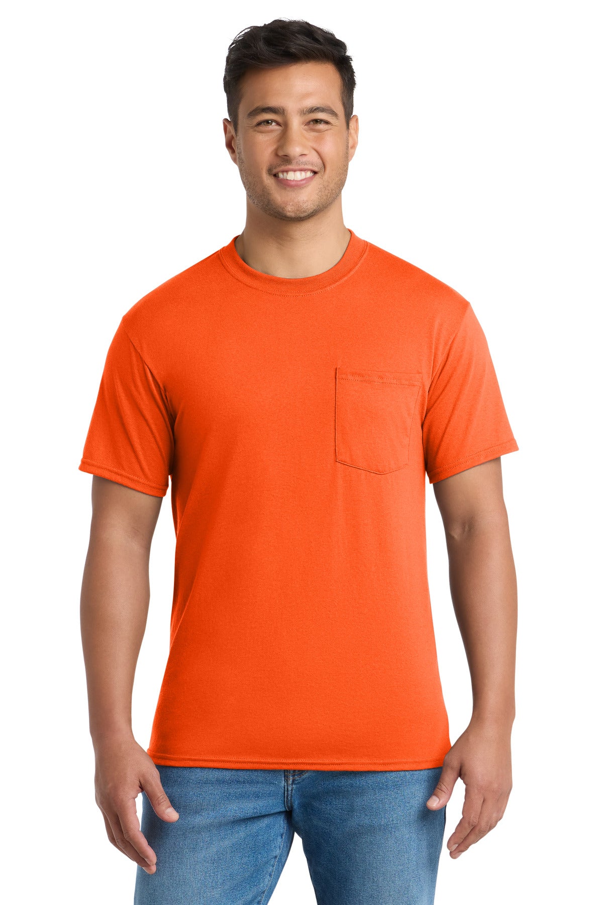 Port & Coƒ?› Core Blend Pocket Tee. PC55P