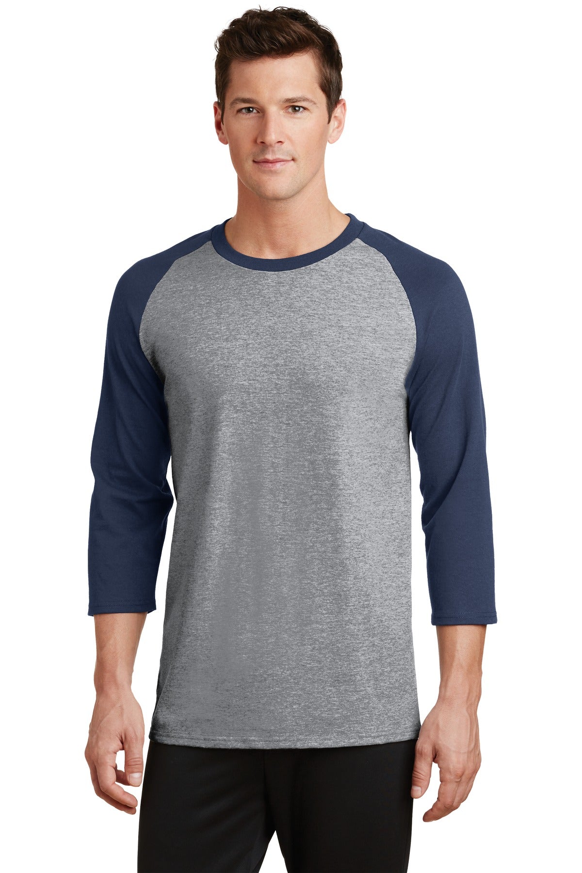 Port & Company? Core Blend 3/4-Sleeve Raglan Tee. PC55RS