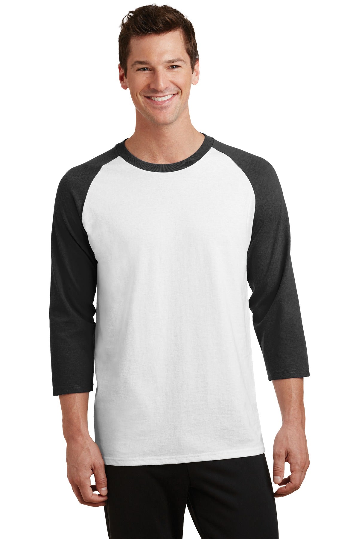 Port & Company? Core Blend 3/4-Sleeve Raglan Tee. PC55RS