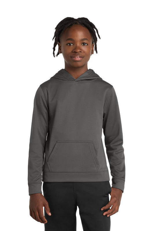 Port & Coâ„¢ Youth Performance Fleece Pullover Hooded Sweatshirt. PC590YH