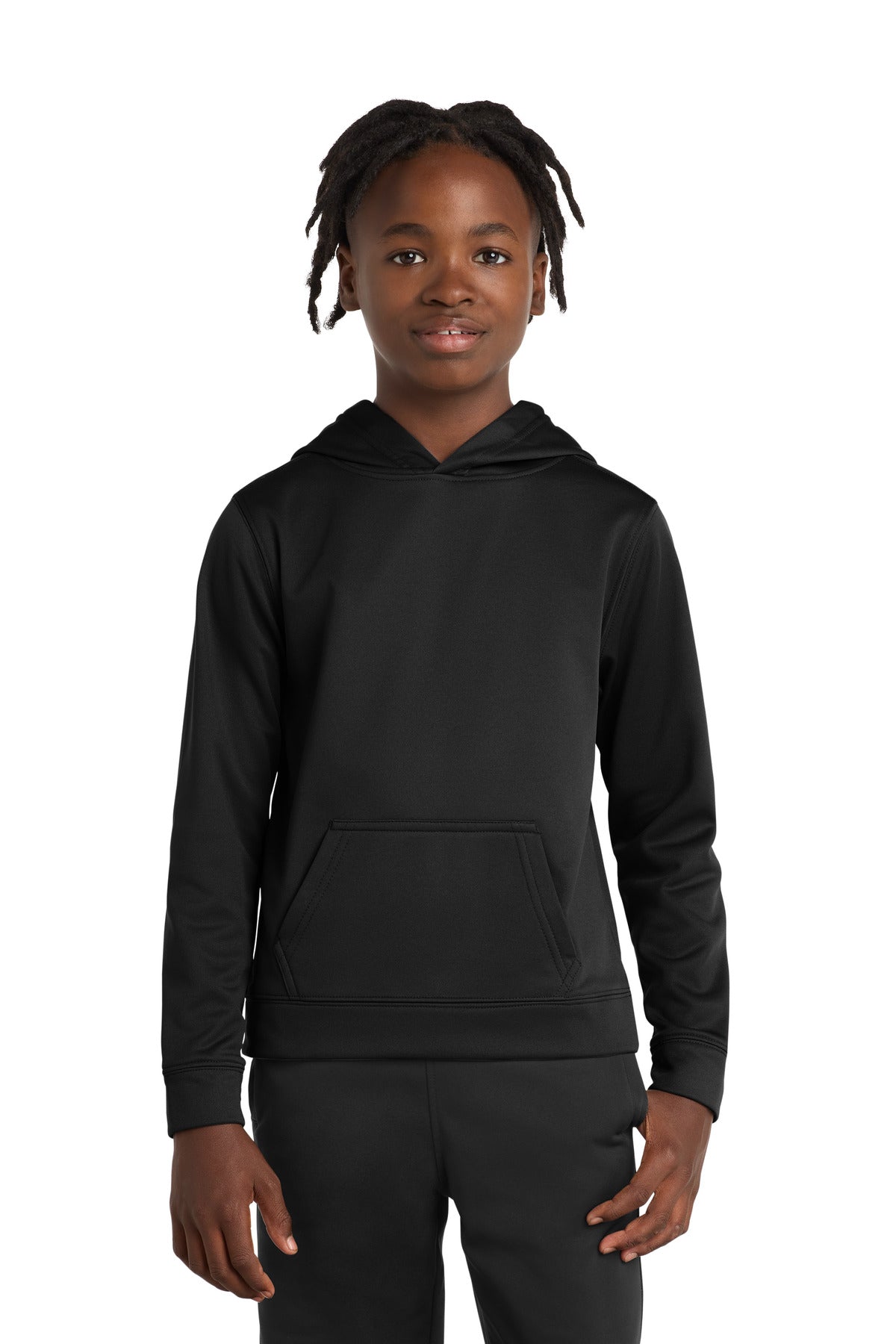 Port & Coâ„¢ Youth Performance Fleece Pullover Hooded Sweatshirt. PC590YH