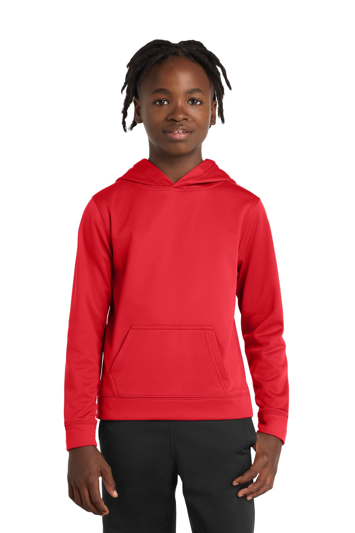 Port & Coâ„¢ Youth Performance Fleece Pullover Hooded Sweatshirt. PC590YH