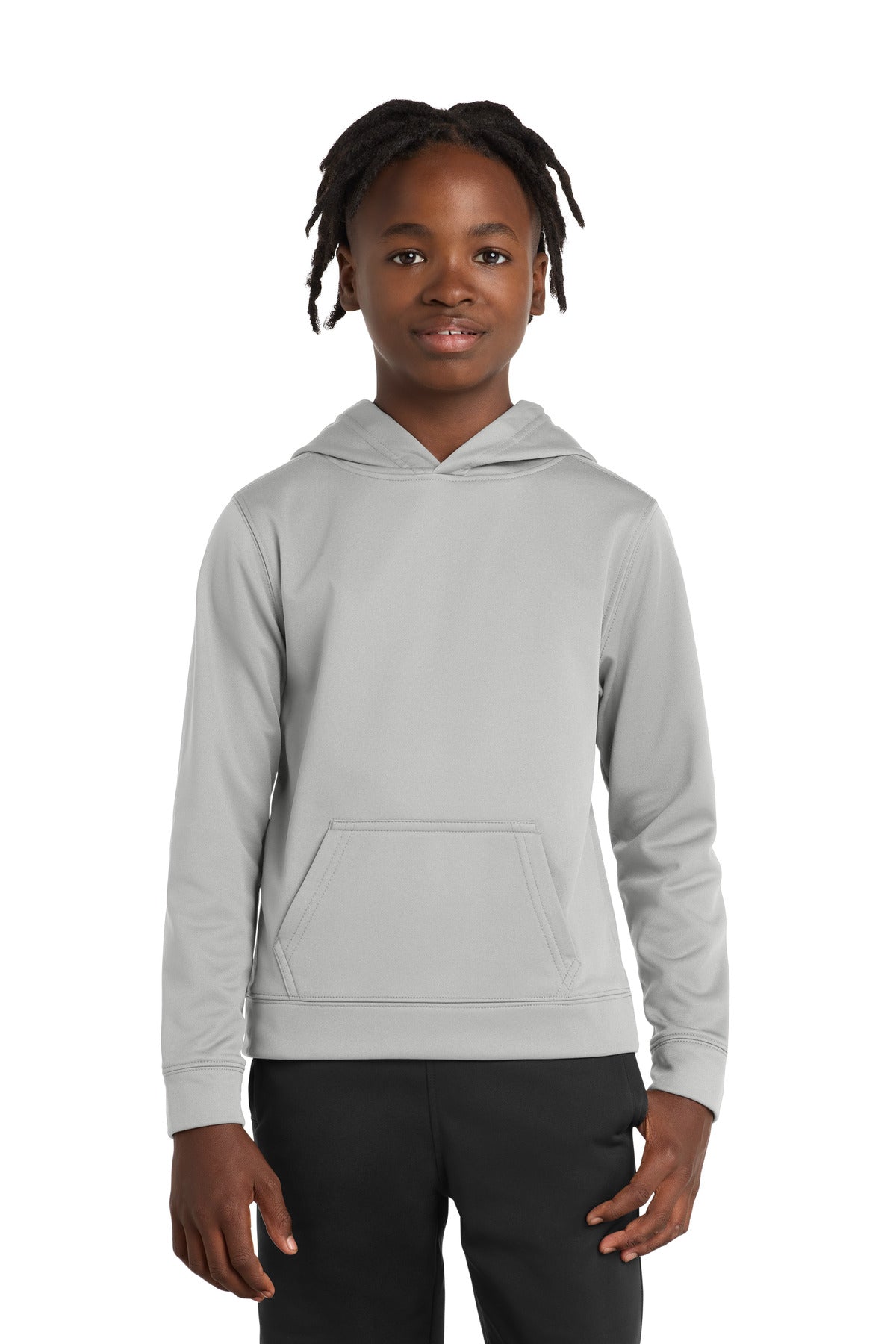 Port & Coâ„¢ Youth Performance Fleece Pullover Hooded Sweatshirt. PC590YH