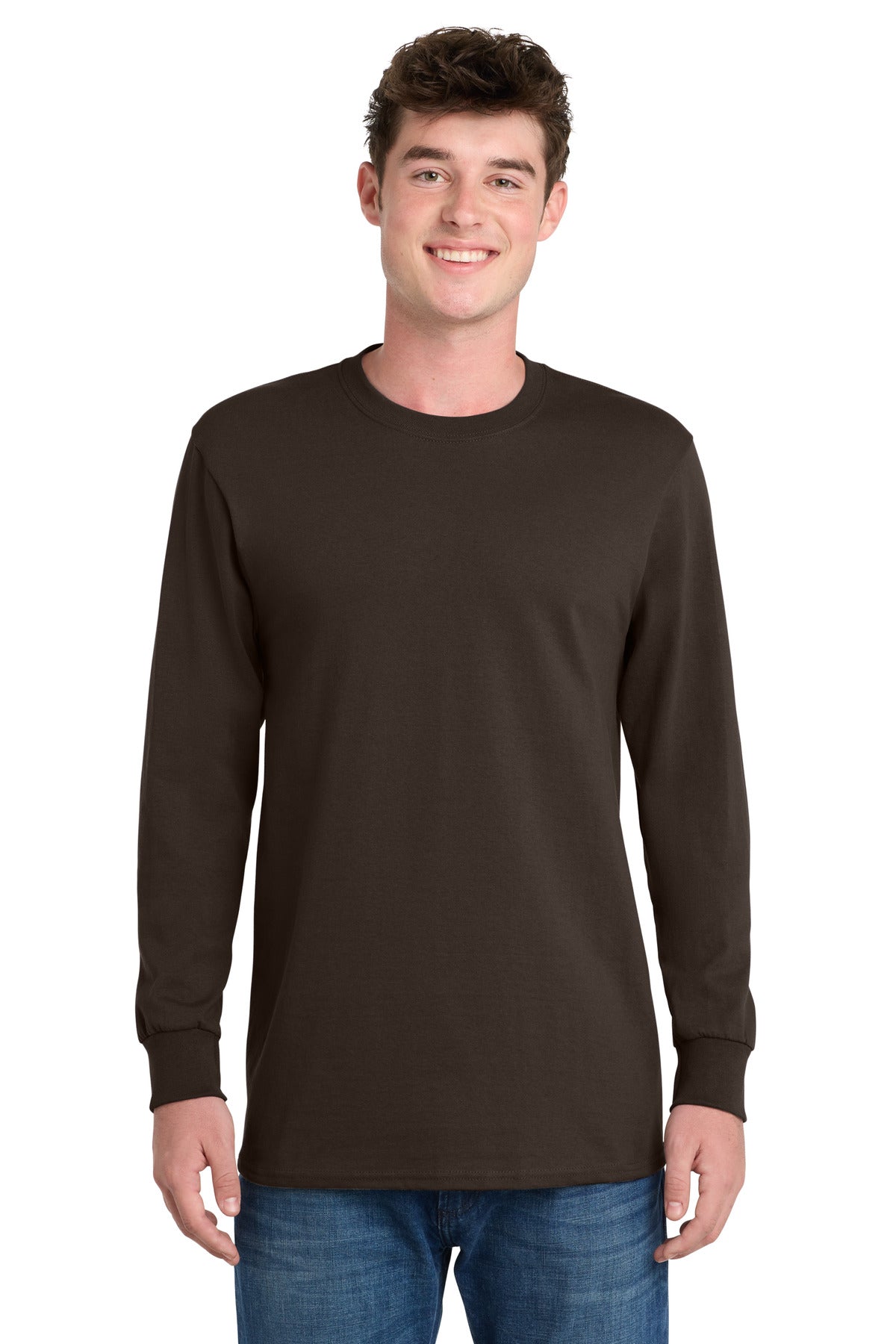 Port & Coâ„¢ Long Sleeve Essential Tee. PC61LS