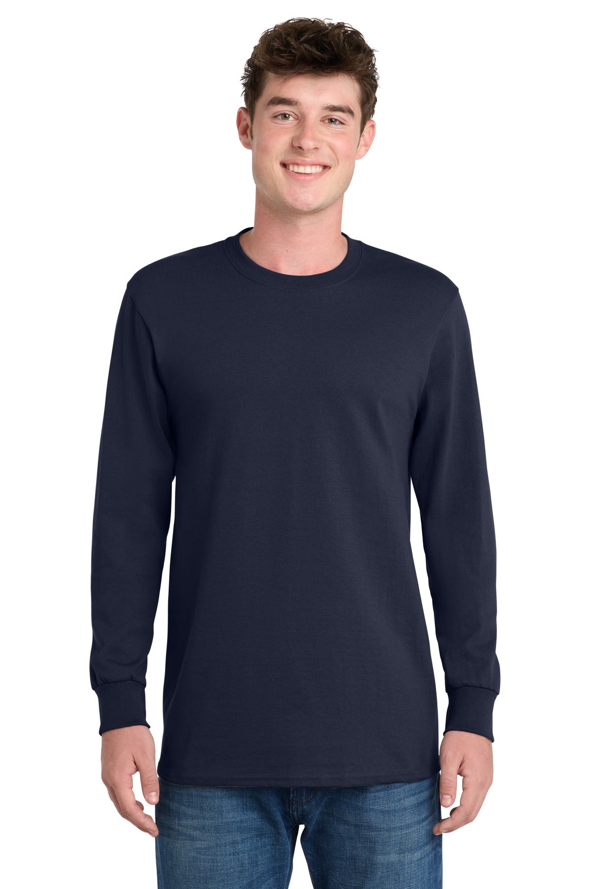 Port & Coâ„¢ Long Sleeve Essential Tee. PC61LS