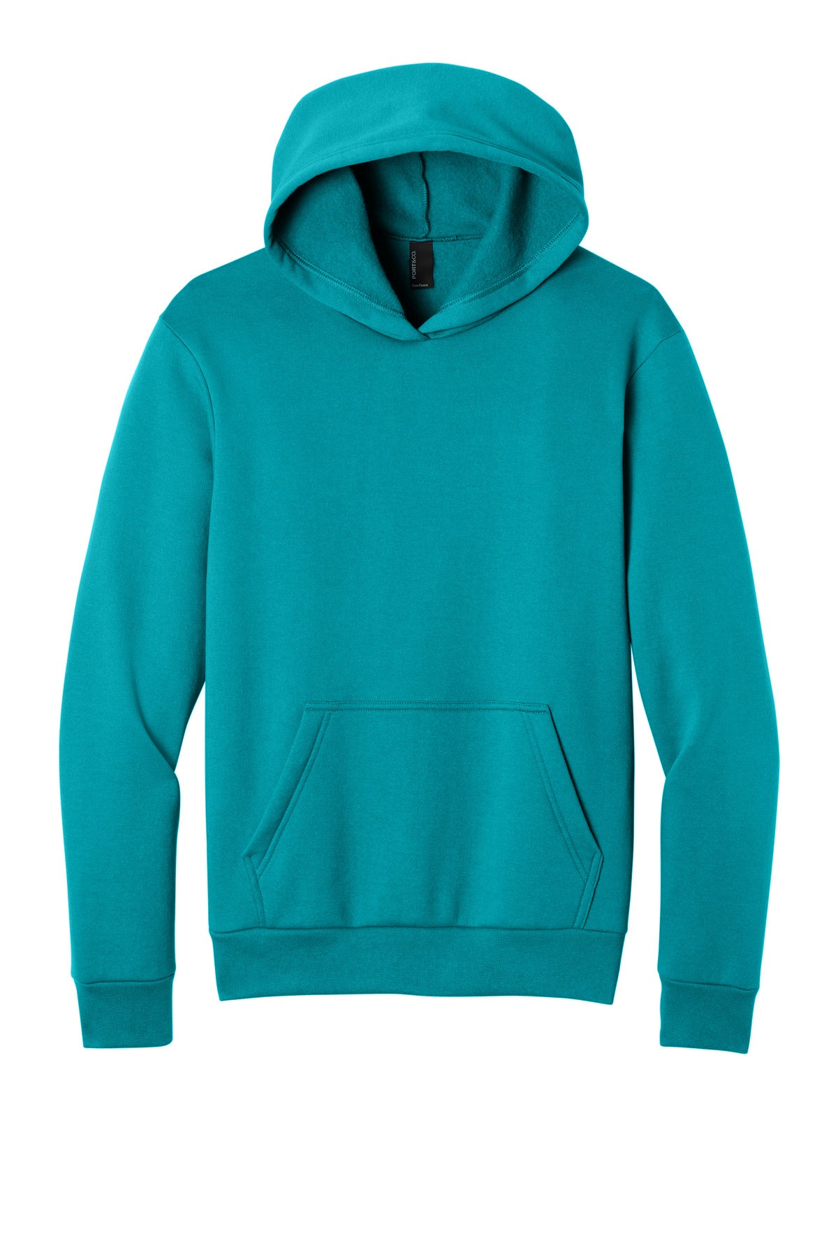 Port & Coƒ?› Easy Fleece Pullover Hooded Sweatshirt PC68H