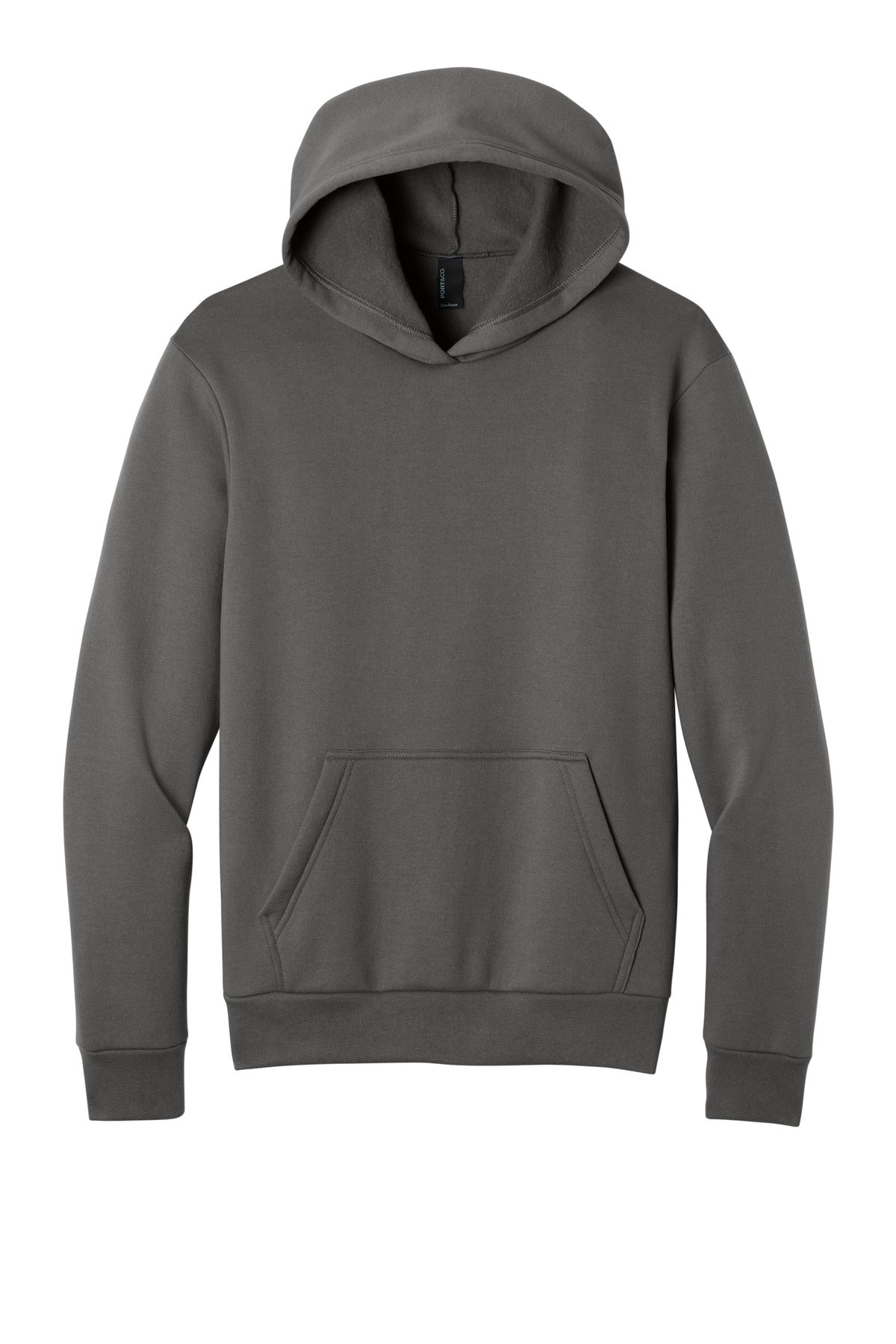 Port & Coƒ?› Easy Fleece Pullover Hooded Sweatshirt PC68H