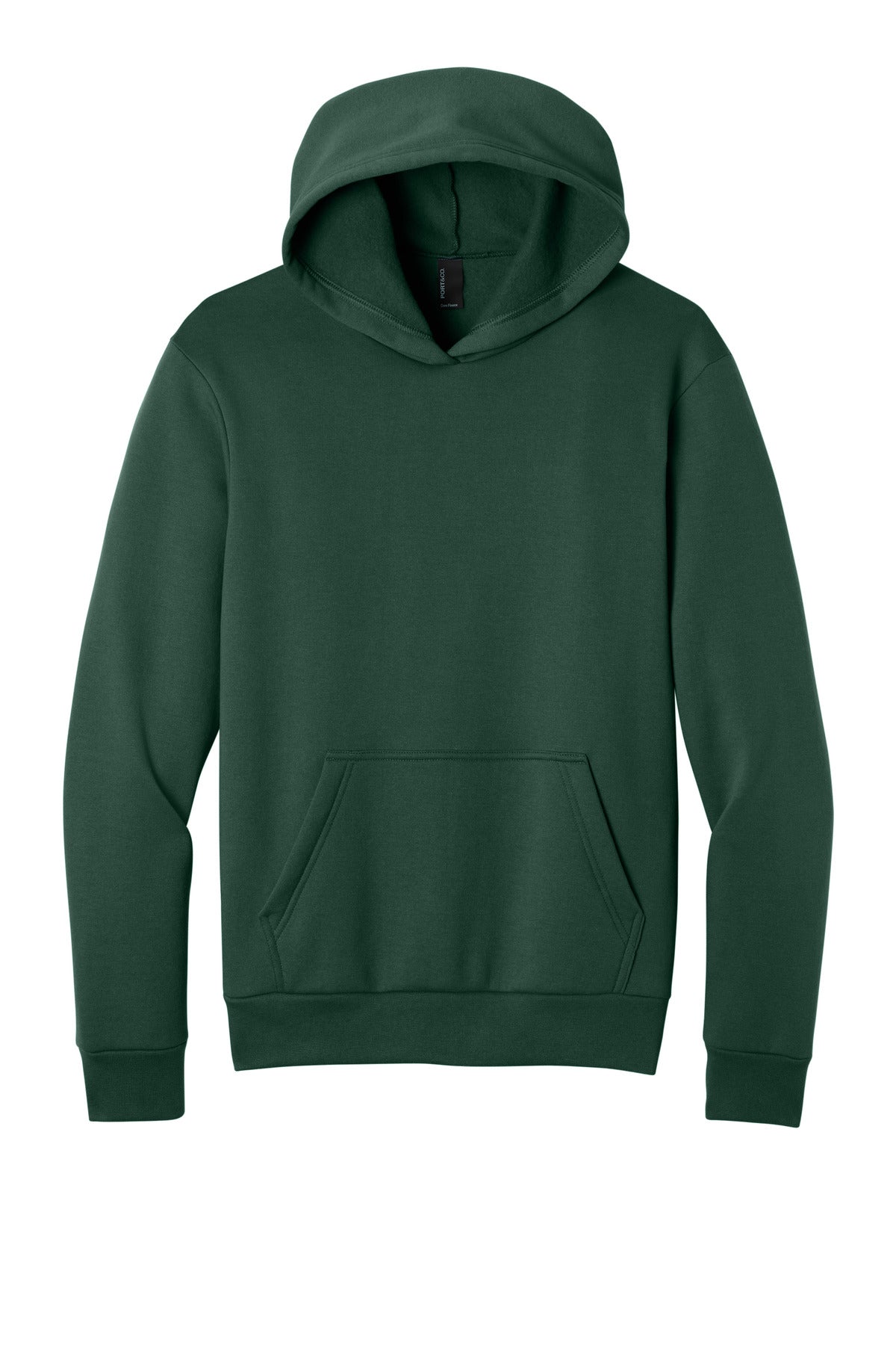 Port & Coƒ?› Easy Fleece Pullover Hooded Sweatshirt PC68H