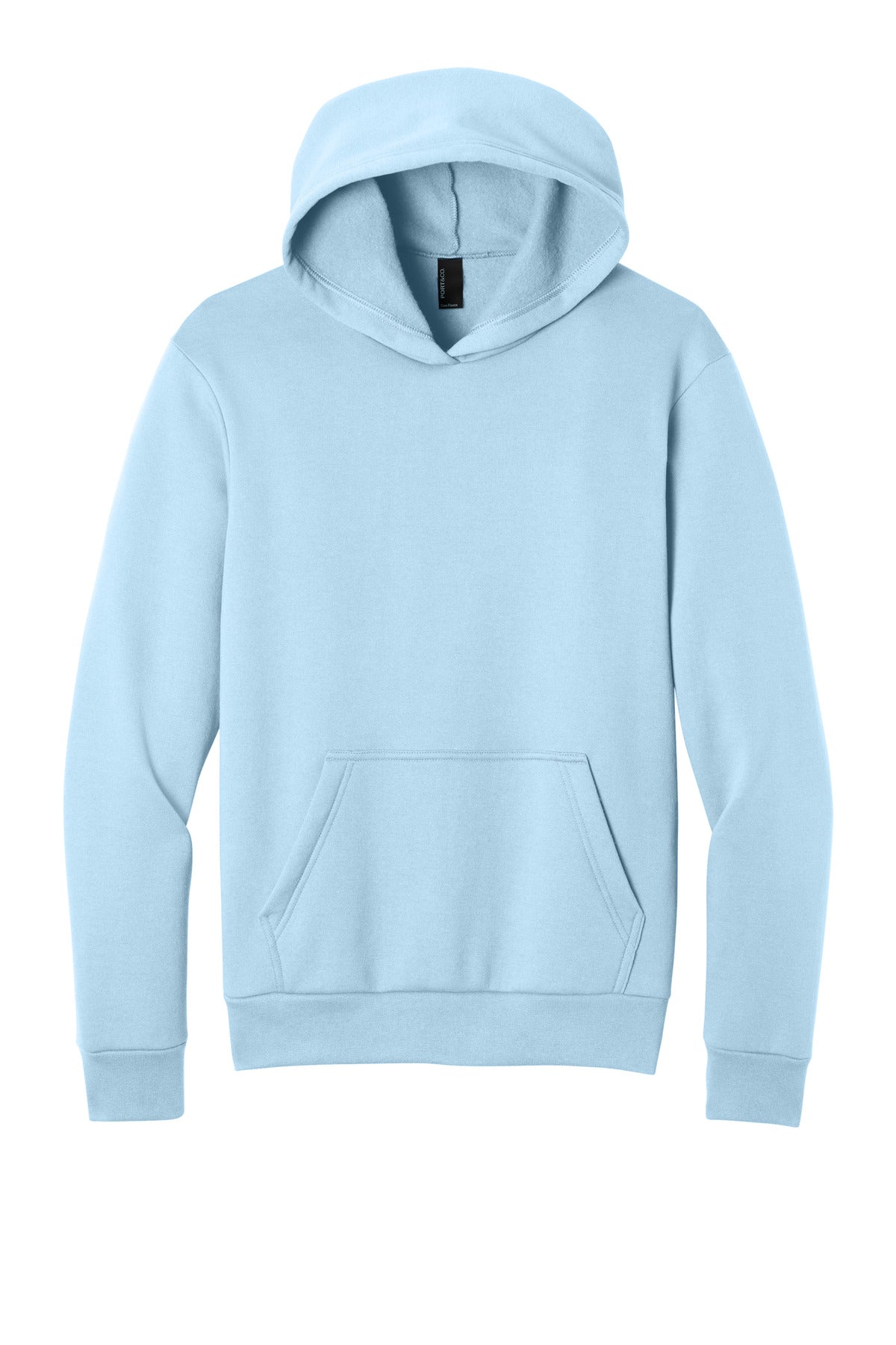 Port & Coƒ?› Easy Fleece Pullover Hooded Sweatshirt PC68H