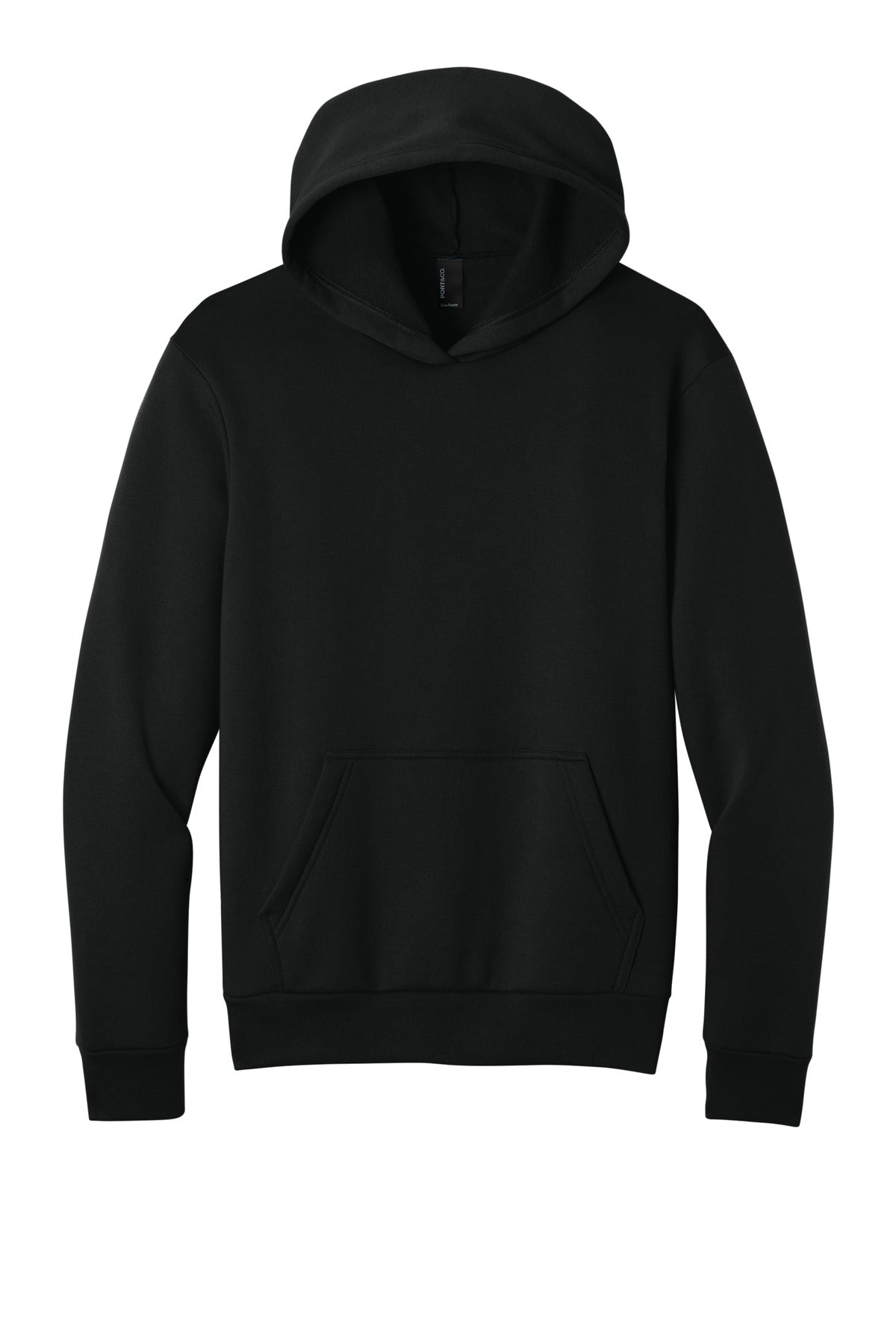 Port & Coƒ?› Easy Fleece Pullover Hooded Sweatshirt PC68H