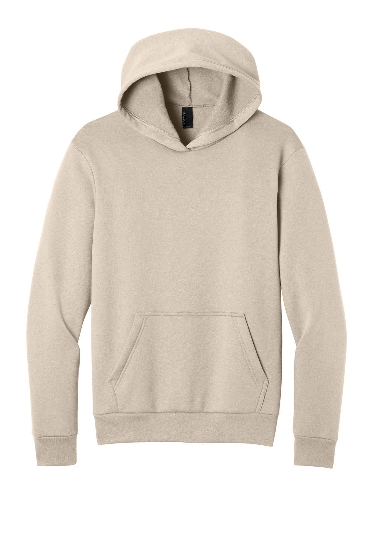 Port & Coƒ?› Easy Fleece Pullover Hooded Sweatshirt PC68H