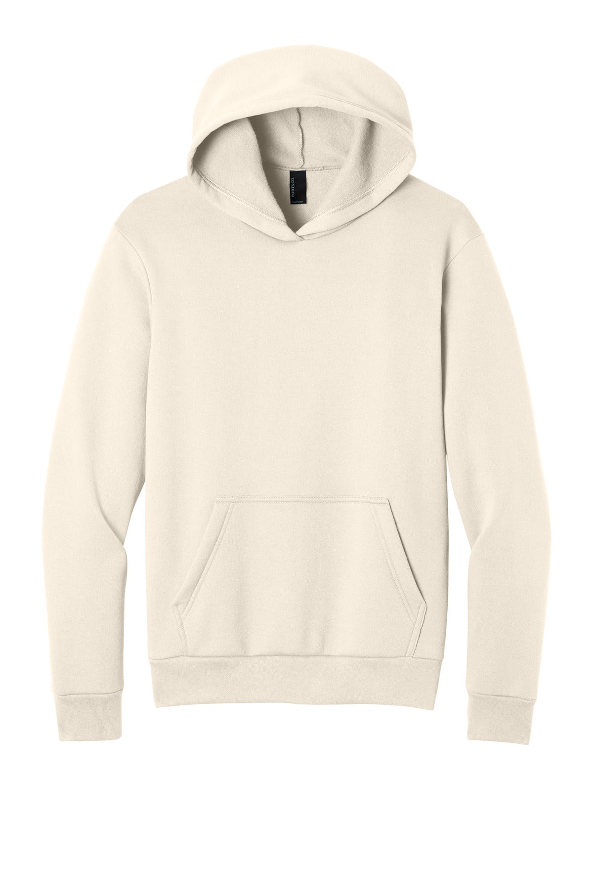 Port & Coƒ?› Easy Fleece Pullover Hooded Sweatshirt PC68H
