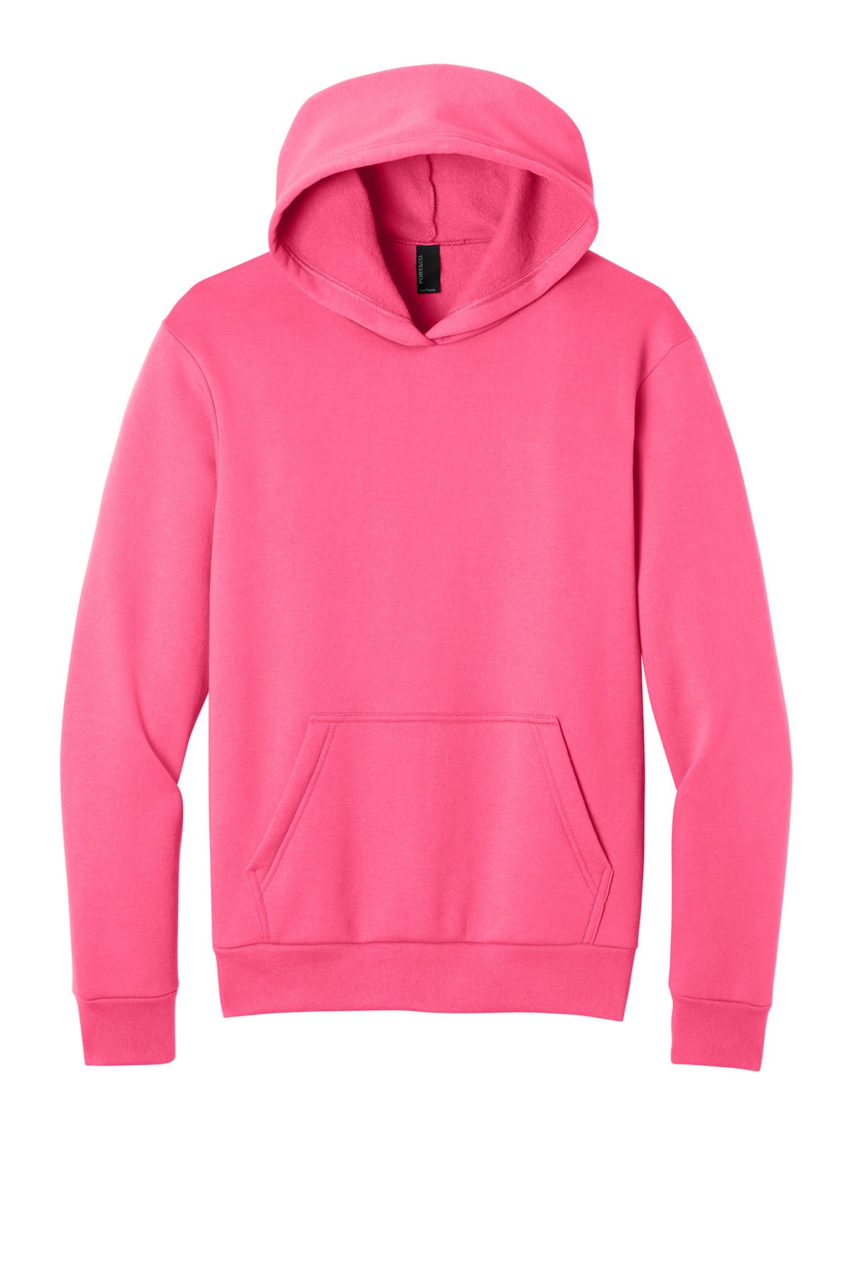 Port & Coƒ?› Easy Fleece Pullover Hooded Sweatshirt PC68H