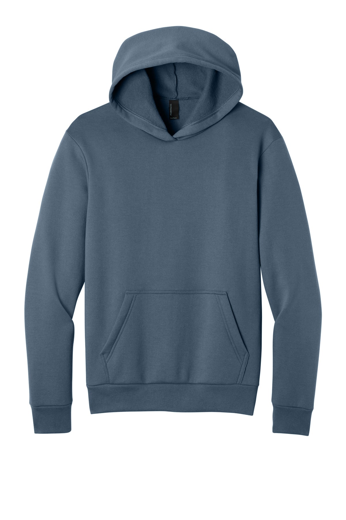 Port & Coƒ?› Easy Fleece Pullover Hooded Sweatshirt PC68H