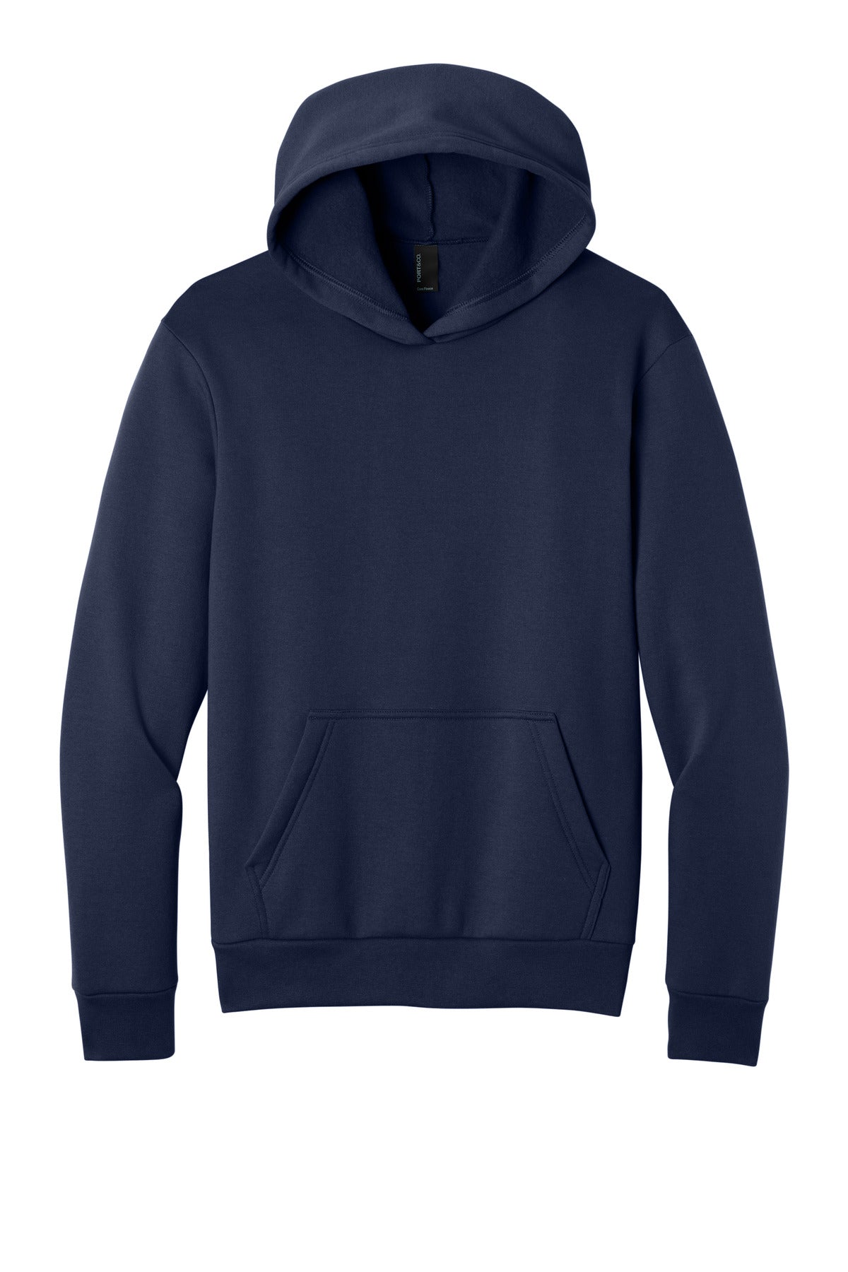 Port & Coƒ?› Easy Fleece Pullover Hooded Sweatshirt PC68H