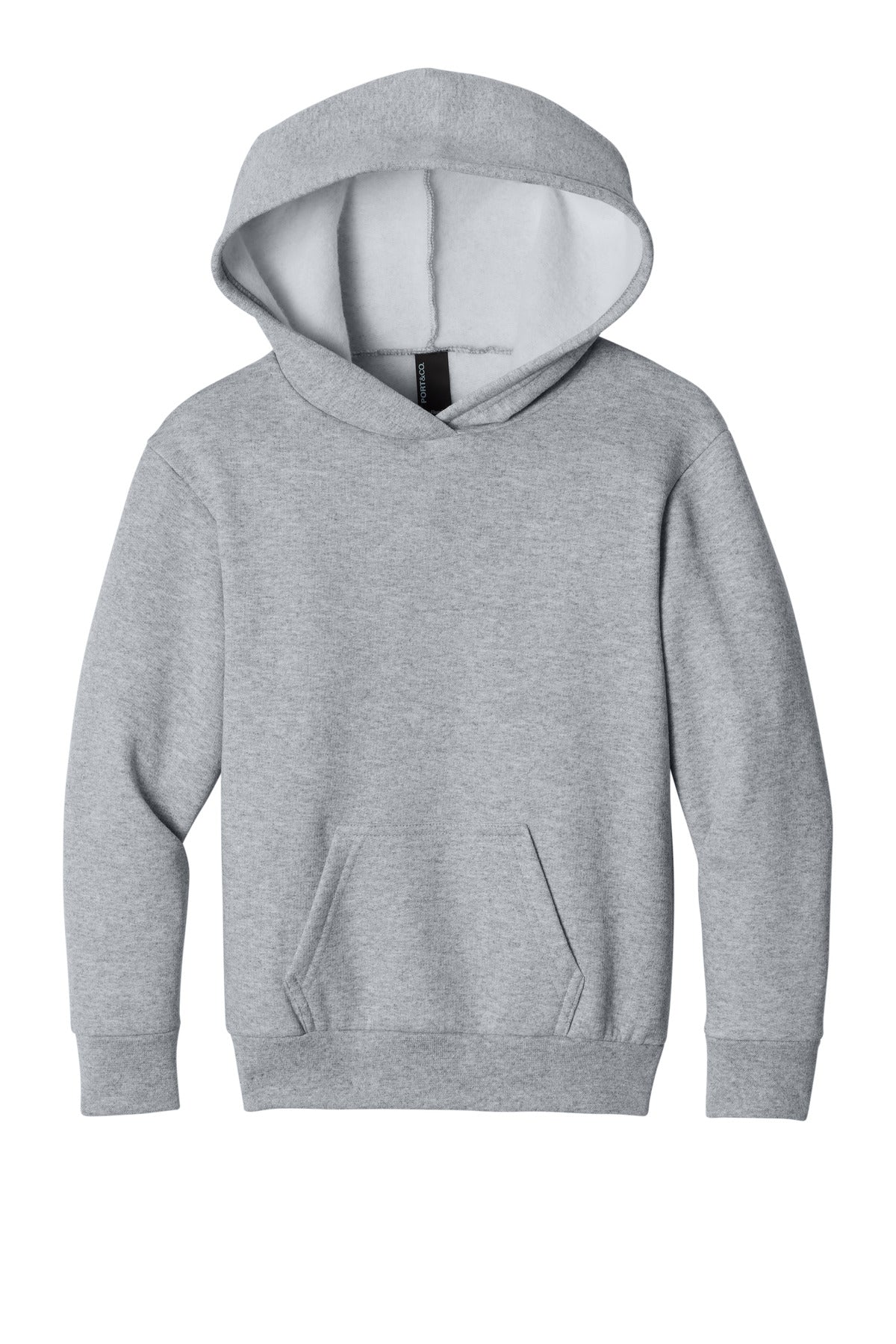 Port & Coƒ?› Youth Easy Fleece Pullover Hooded Sweatshirt PC68YH