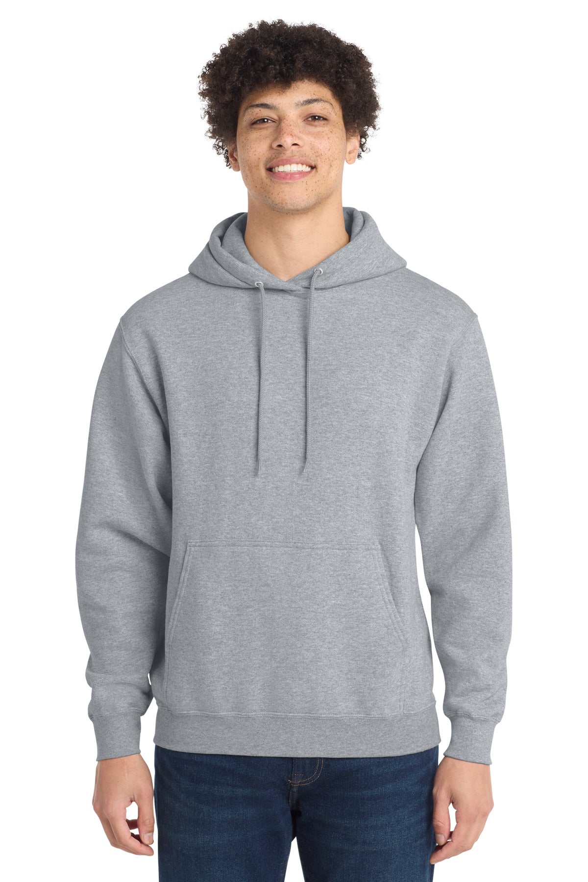 Port & Coƒ?› Tall Core Fleece Pullover Hooded Sweatshirt PC78HT