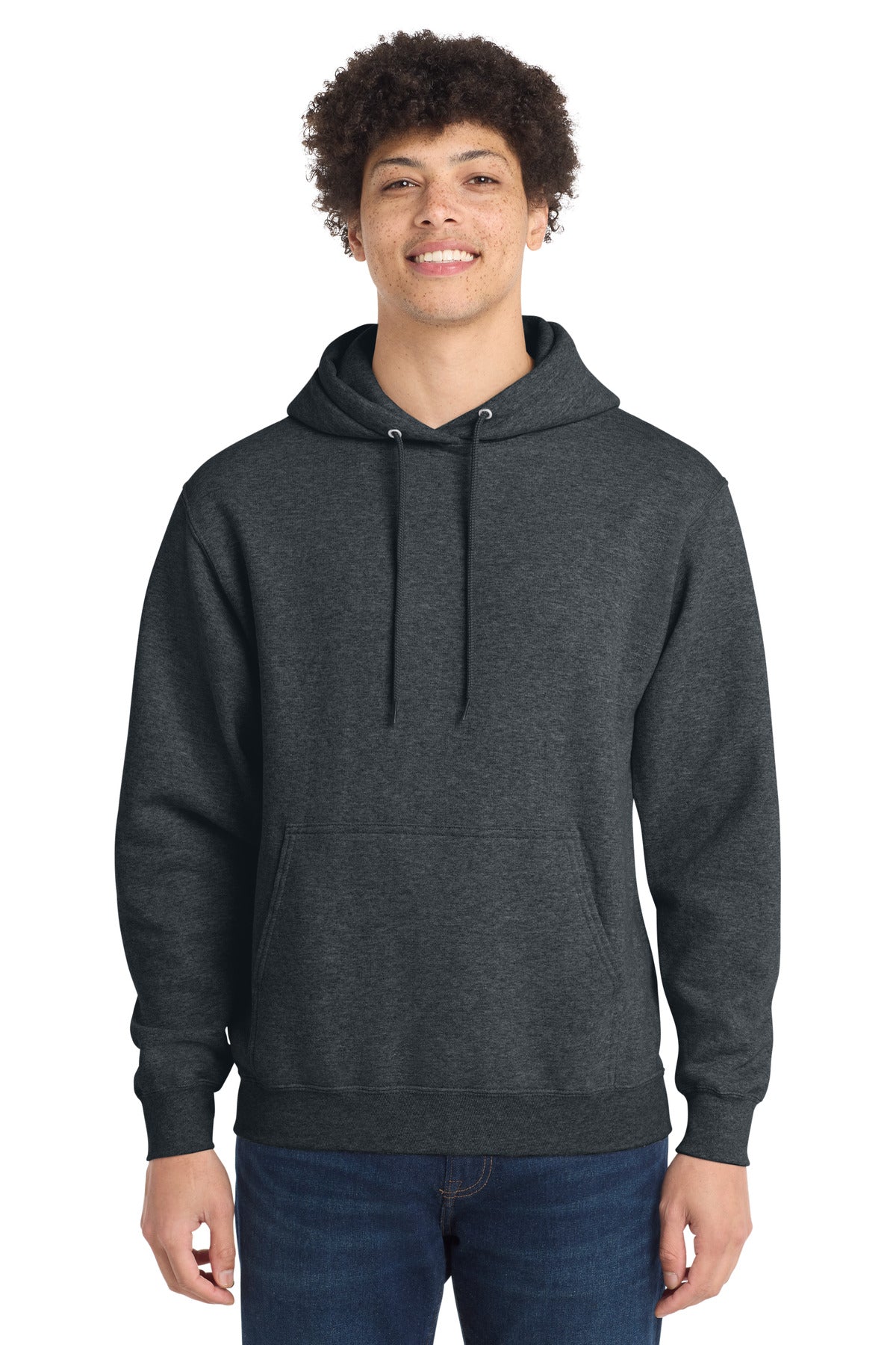 Port & Coƒ?› Tall Core Fleece Pullover Hooded Sweatshirt PC78HT