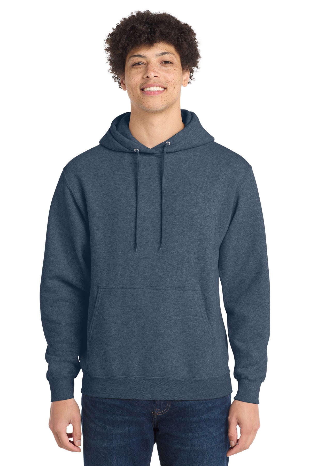 Port & Coƒ?› Tall Core Fleece Pullover Hooded Sweatshirt PC78HT