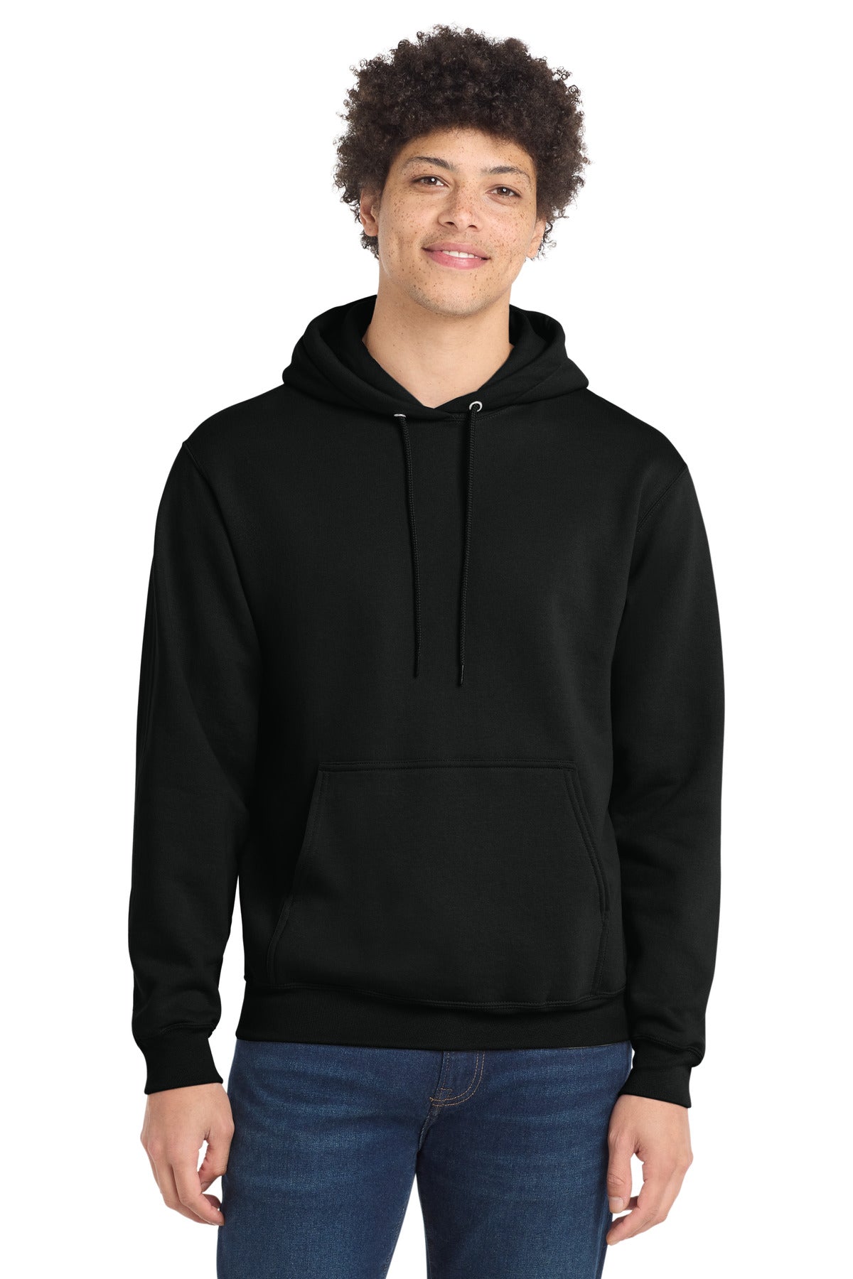 Port & Coƒ?› Tall Core Fleece Pullover Hooded Sweatshirt PC78HT