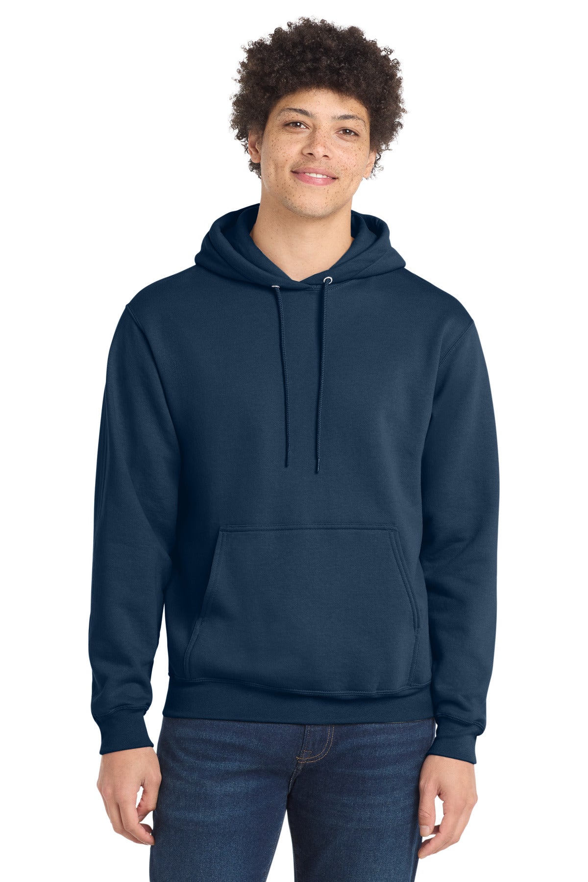 Port & Coƒ?› Tall Core Fleece Pullover Hooded Sweatshirt PC78HT