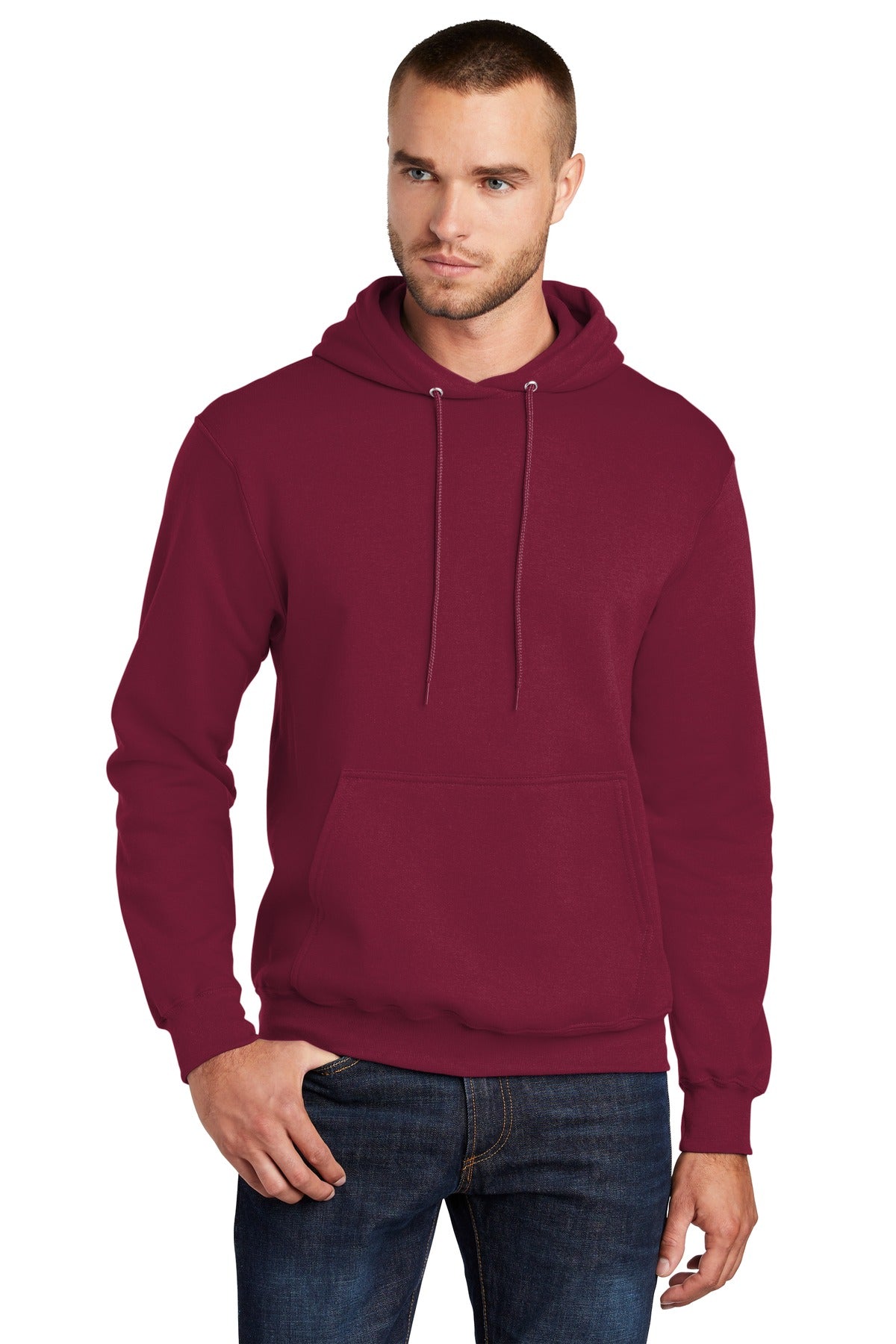 Port & Coâ„¢ Core Fleece Pullover Hooded Sweatshirt. PC78H