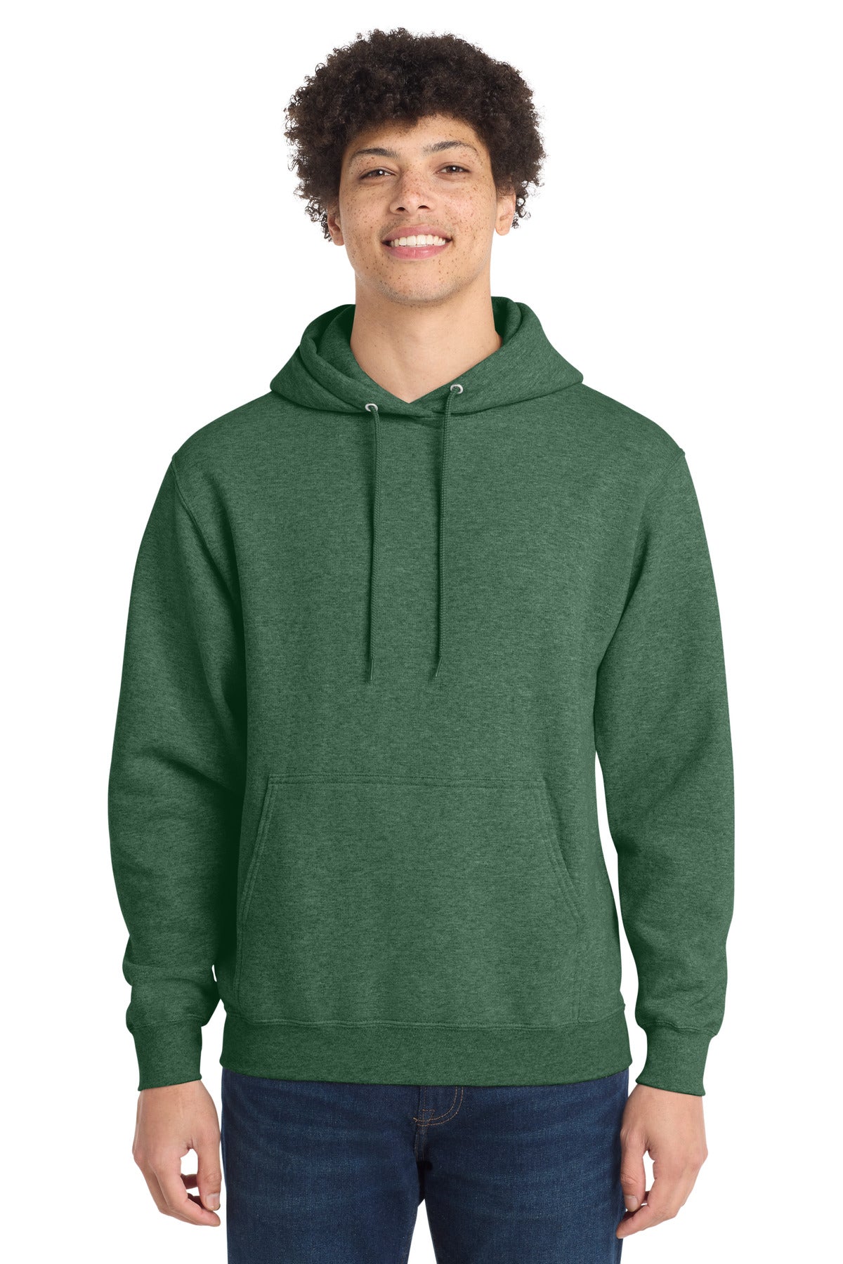 Port & Coƒ?› Core Fleece Pullover Hooded Sweatshirt. PC78H