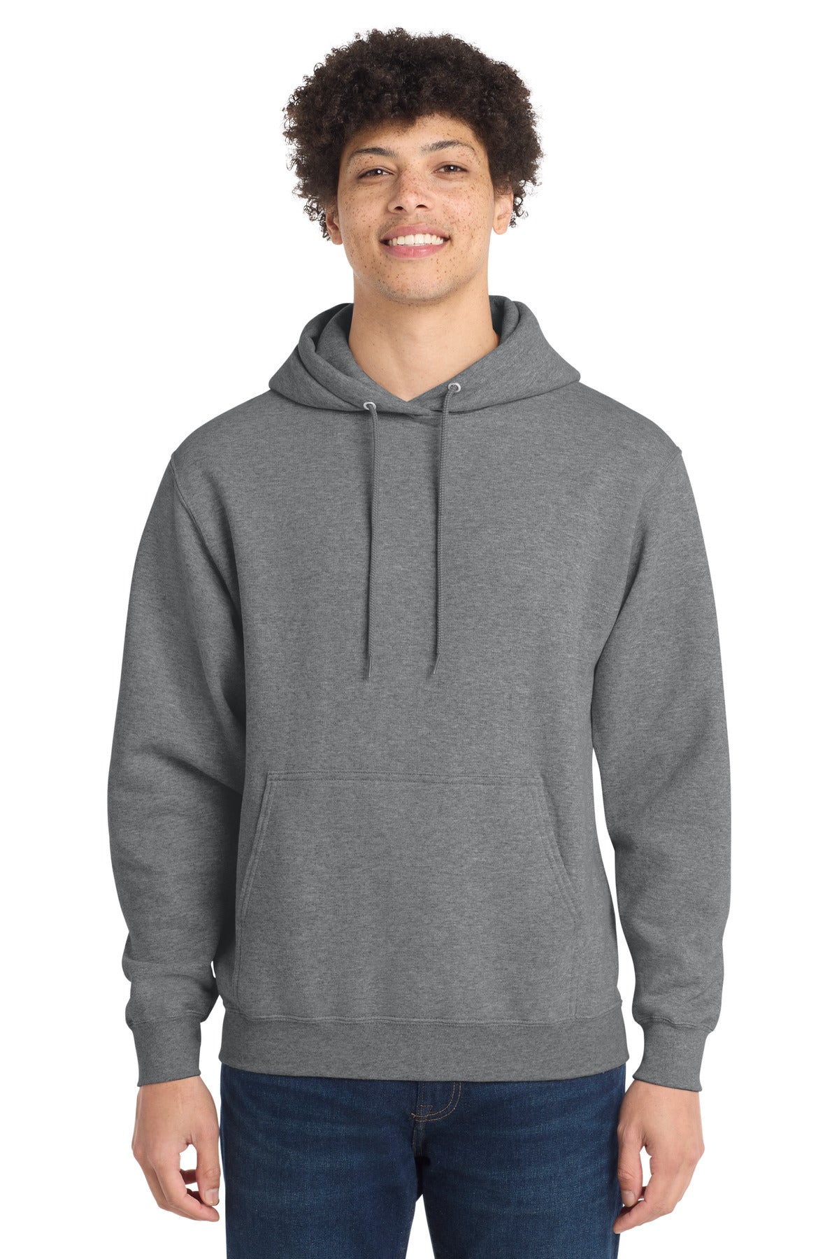 Port & Coƒ?› Core Fleece Pullover Hooded Sweatshirt. PC78H