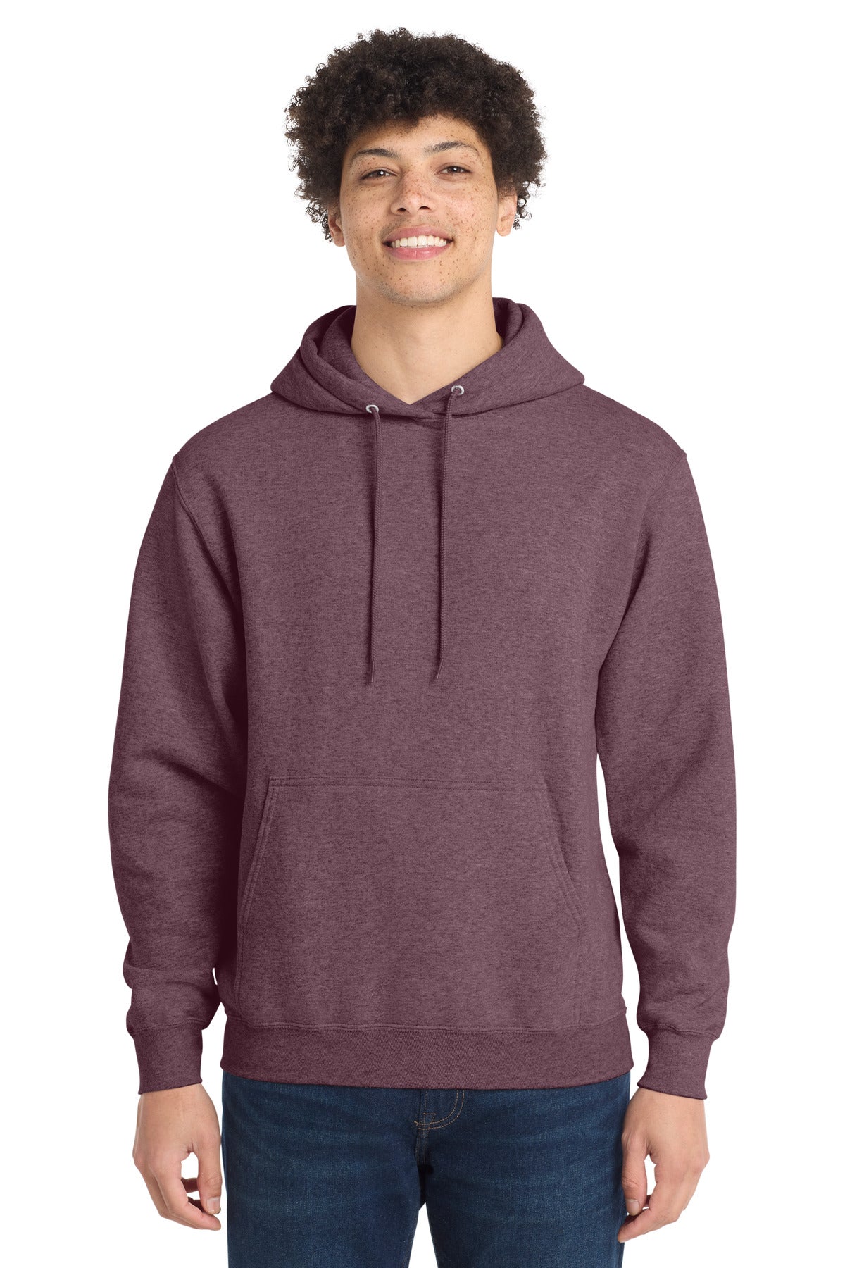Port & Coƒ?› Core Fleece Pullover Hooded Sweatshirt. PC78H