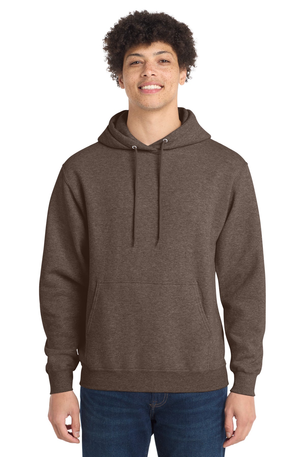 Port & Coƒ?› Core Fleece Pullover Hooded Sweatshirt. PC78H