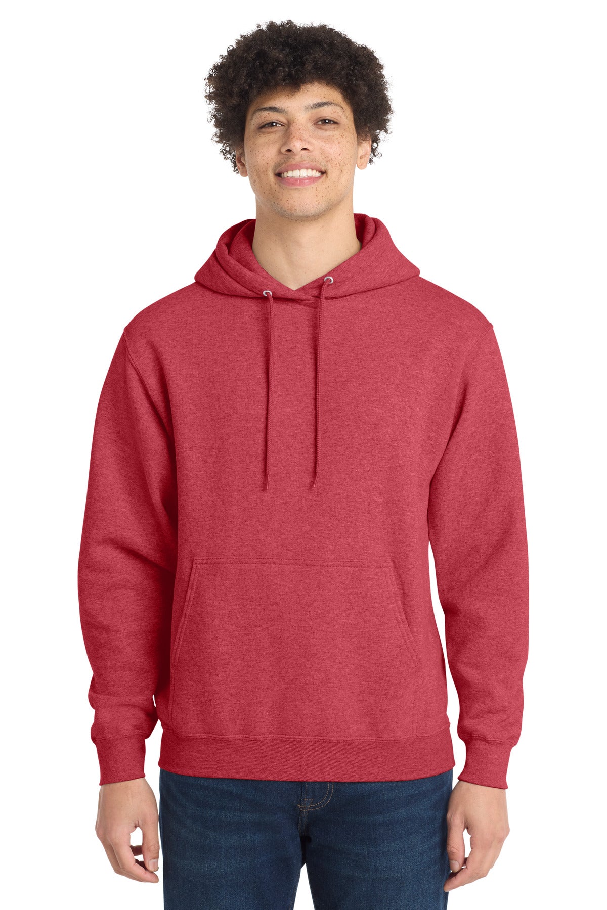 Port & Coƒ?› Core Fleece Pullover Hooded Sweatshirt. PC78H