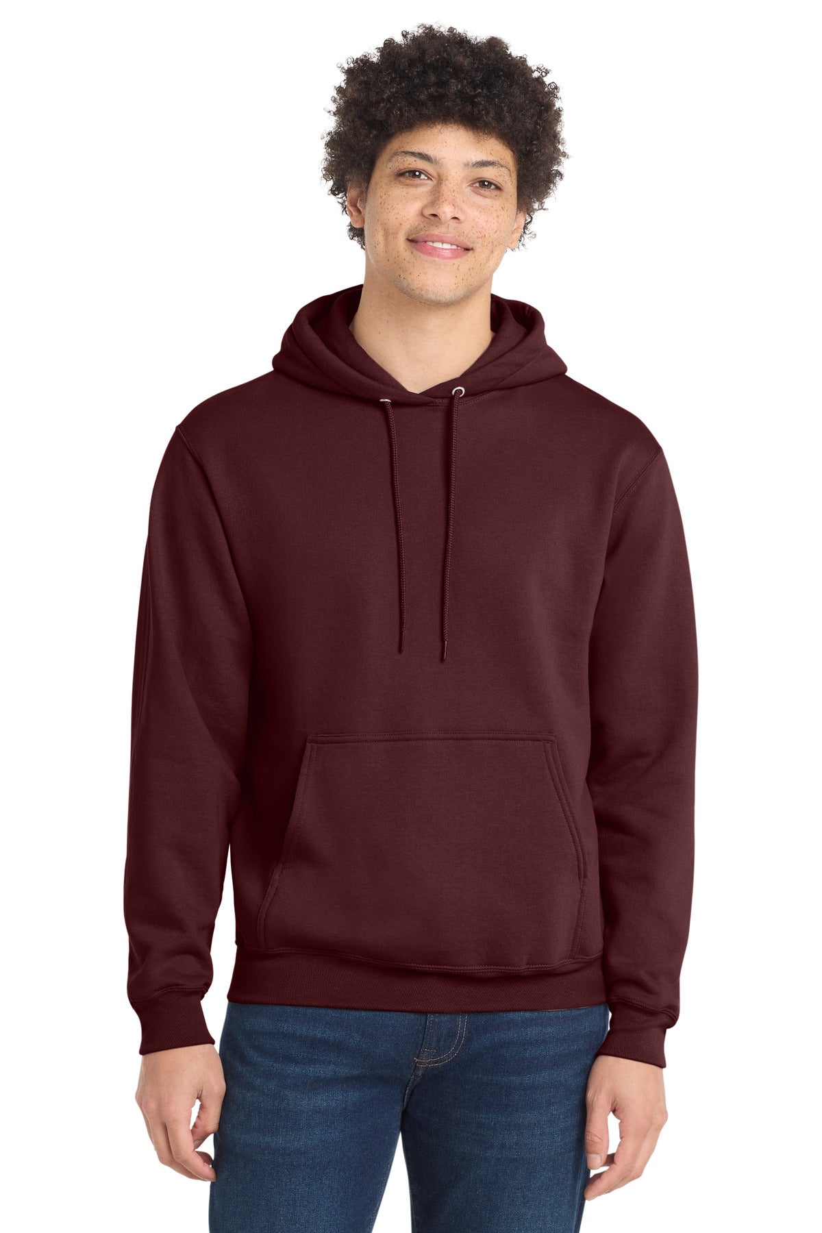 Port & Coƒ?› Core Fleece Pullover Hooded Sweatshirt. PC78H